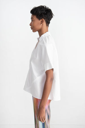 Zero + Maria Cornejo - Malia Shirt, Chalk