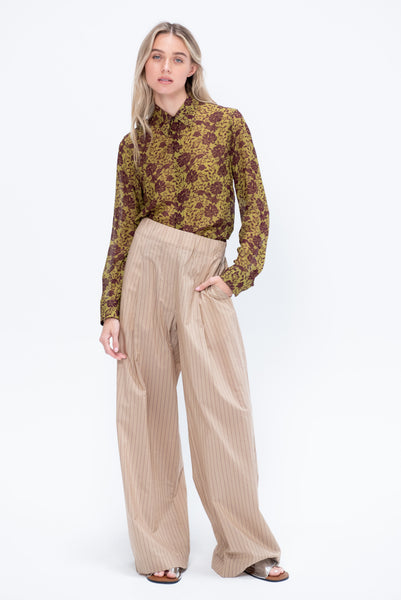 【送料&関税込】Dries Van Noten pila Pants Dries Van Noten Pila Stripe Wide Leg Pants - Bergdorf Goodman