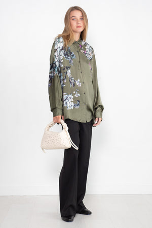 Dries Van Noten - Printed Button Down, Khaki
