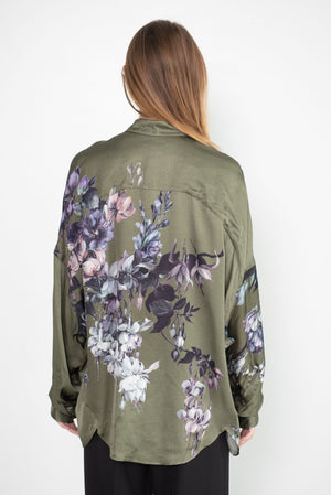 Dries Van Noten - Printed Button Down, Khaki