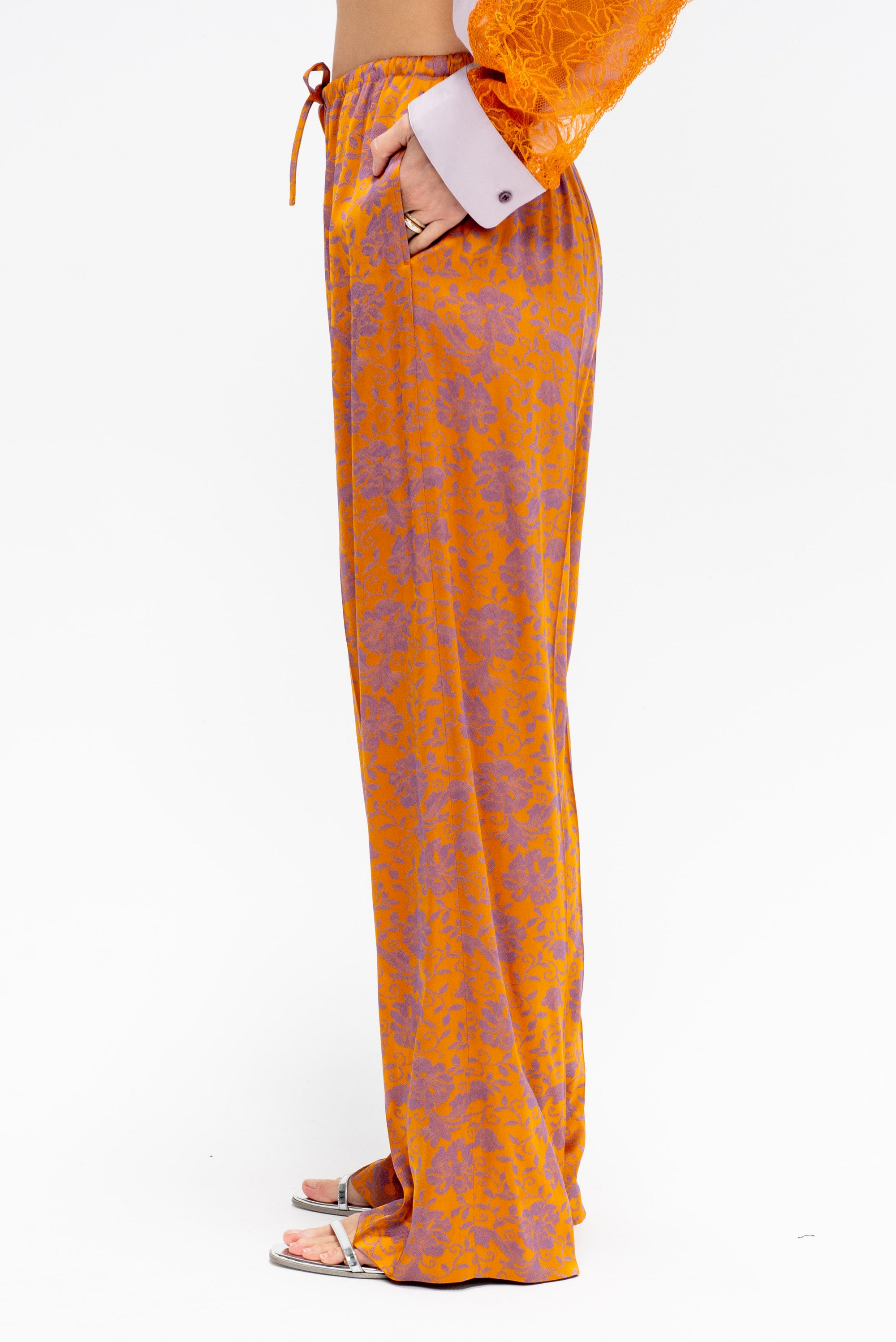 Print Pant, Mandarin