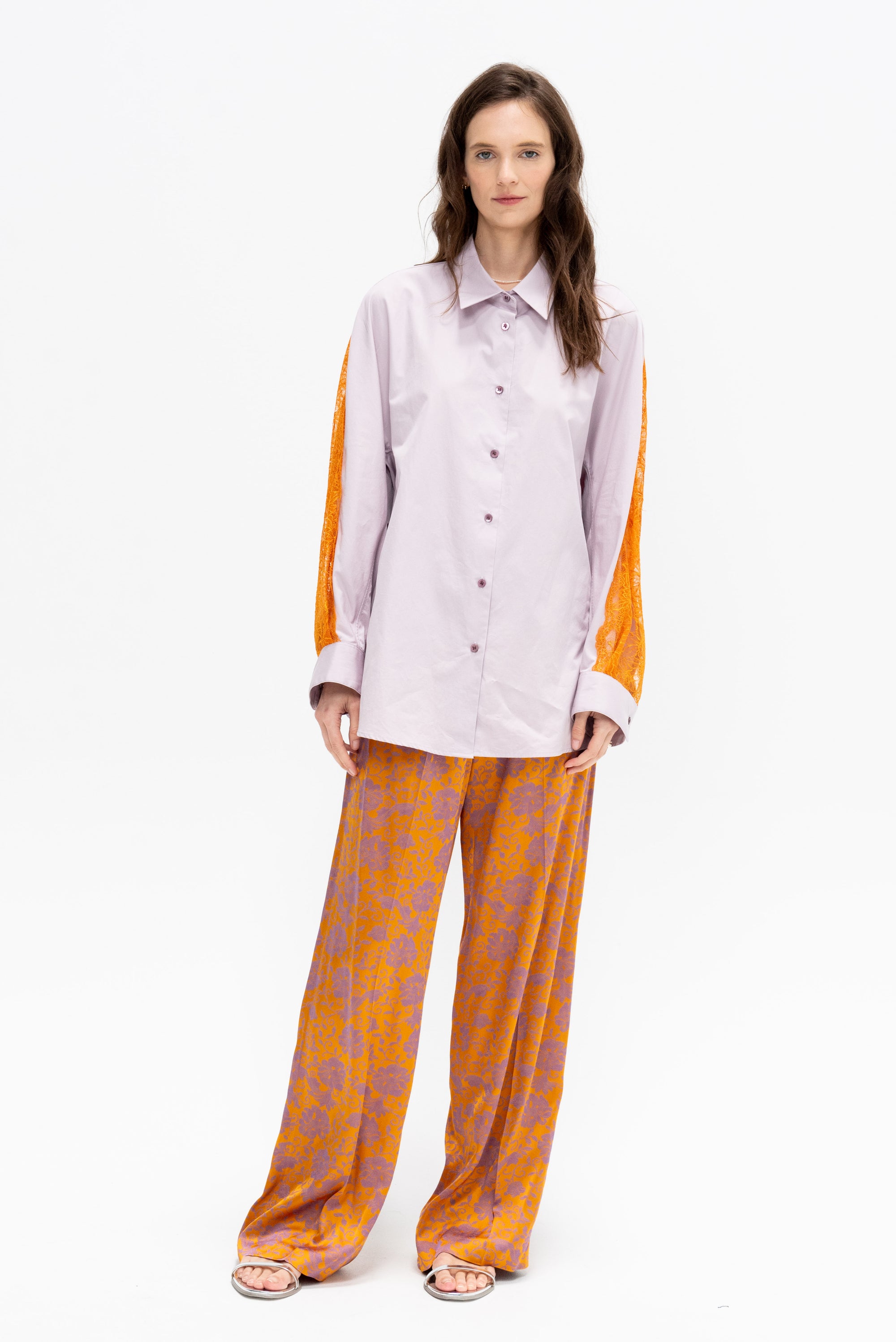 Print Pant, Mandarin