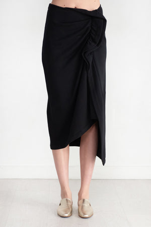 DRIES VAN NOTEN - Ruffle Skirt, Black