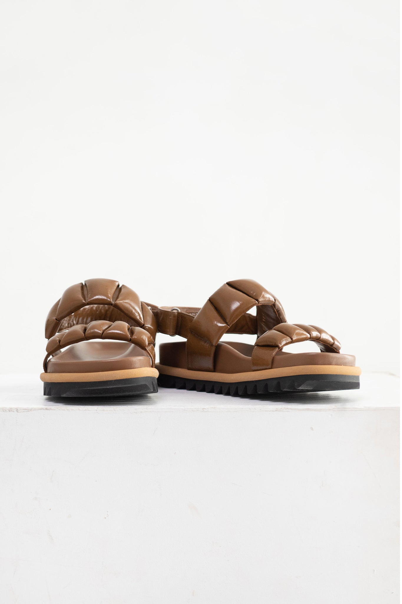 DRIES VAN NOTEN - Leather Sandal, Tan