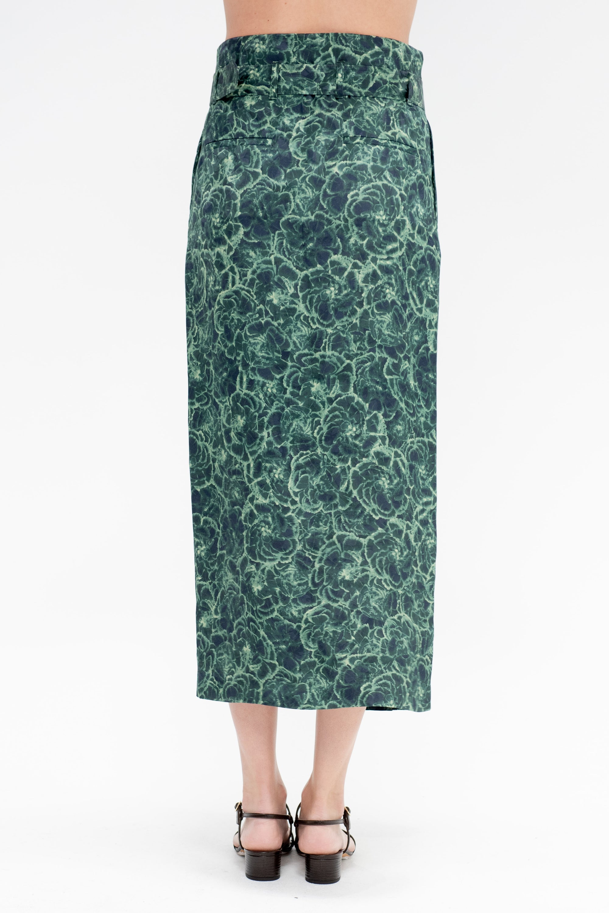 Belted Skirt, Malachite