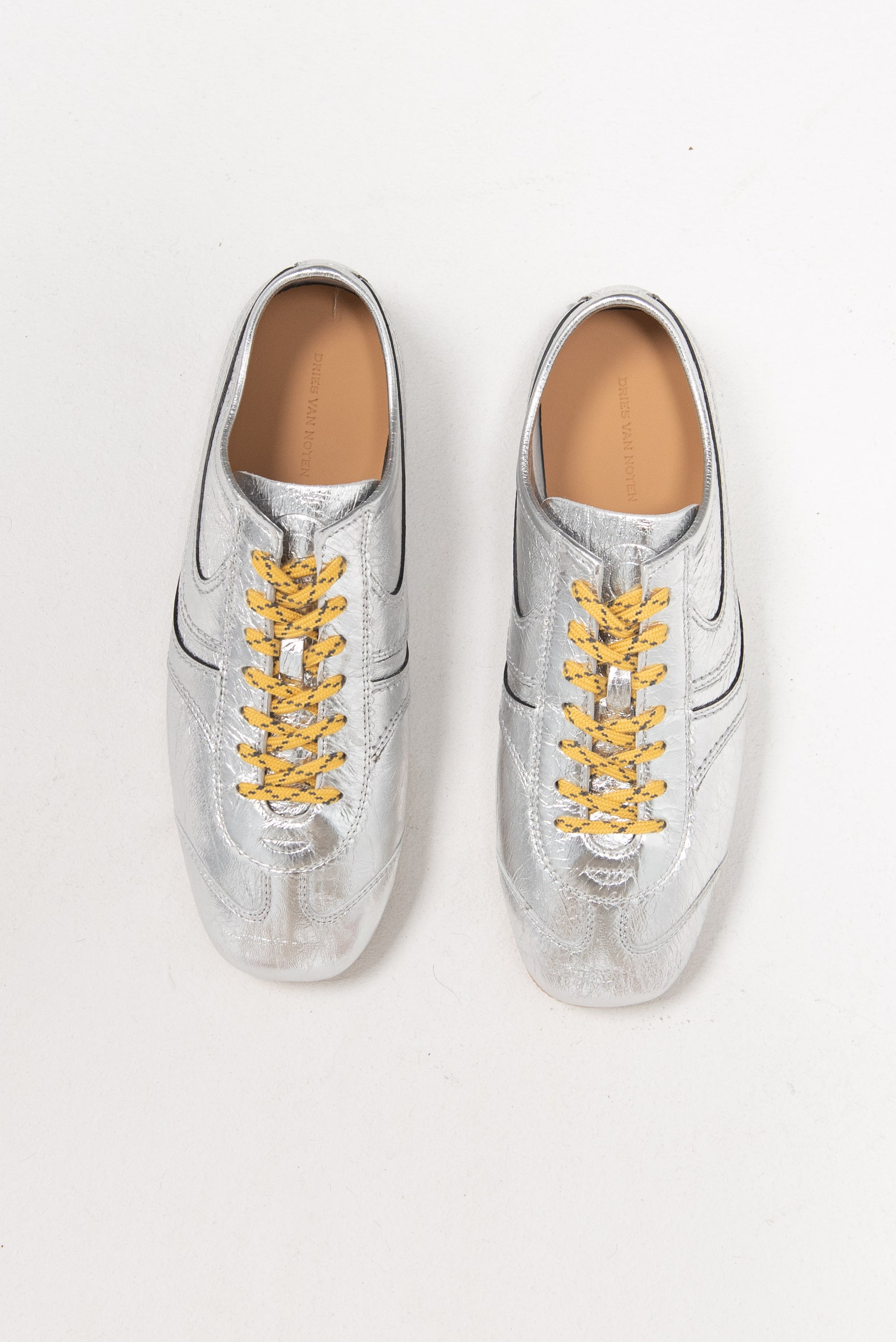 Sneaker, Metallic Silver