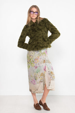 Dries Van Noten - Watercolor Skirt, Ecru