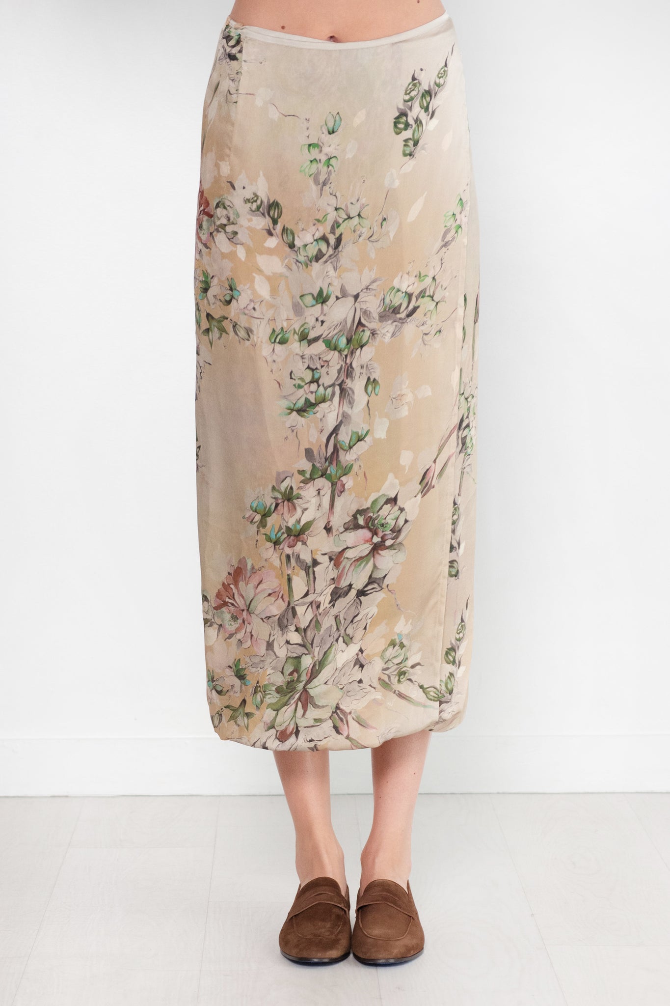 Dries Van Noten - Watercolor Skirt, Ecru
