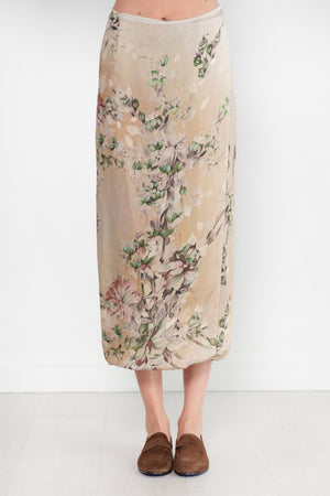 Dries Van Noten - Watercolor Skirt, Ecru