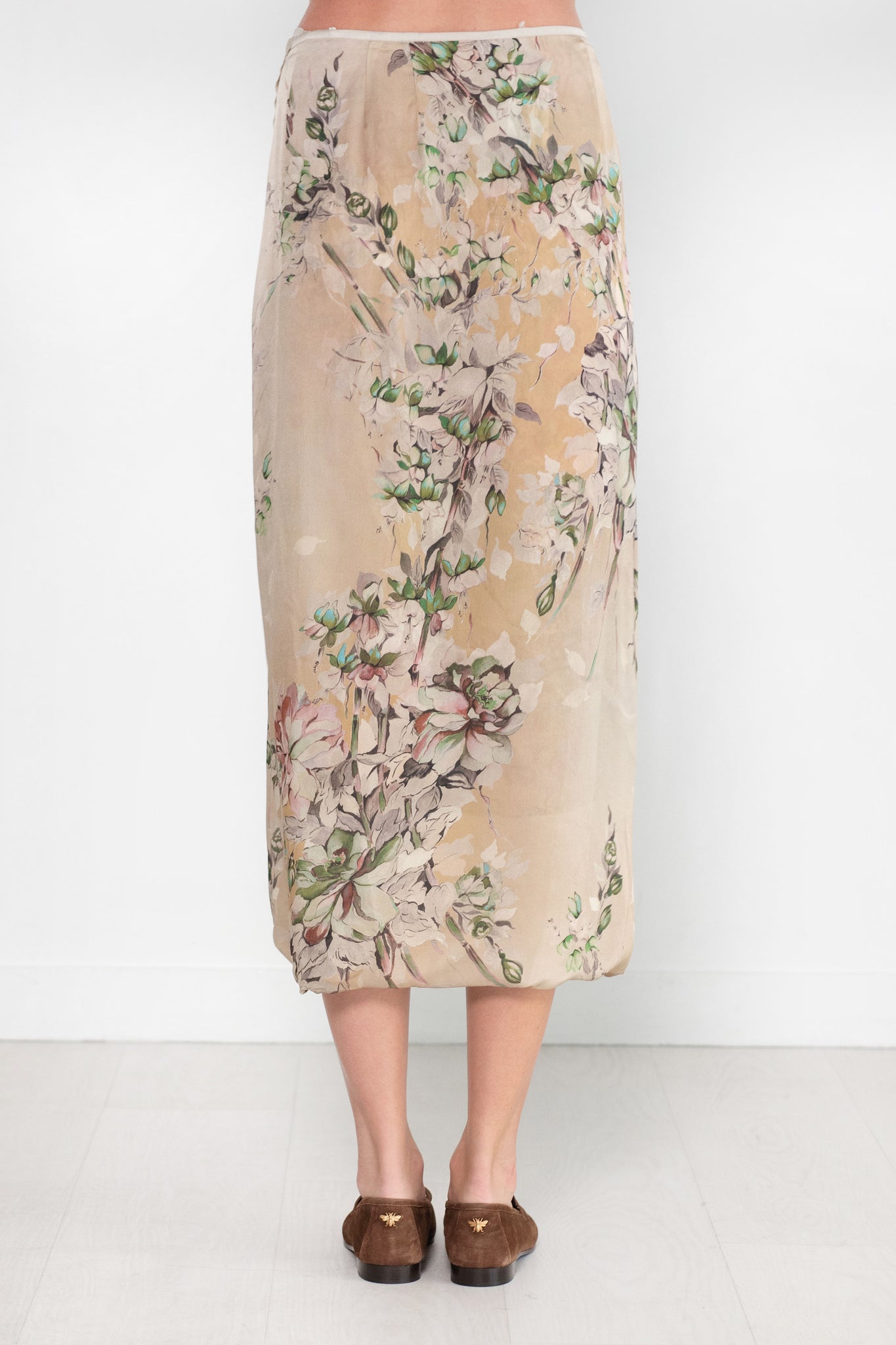 Dries Van Noten - Watercolor Skirt, Ecru