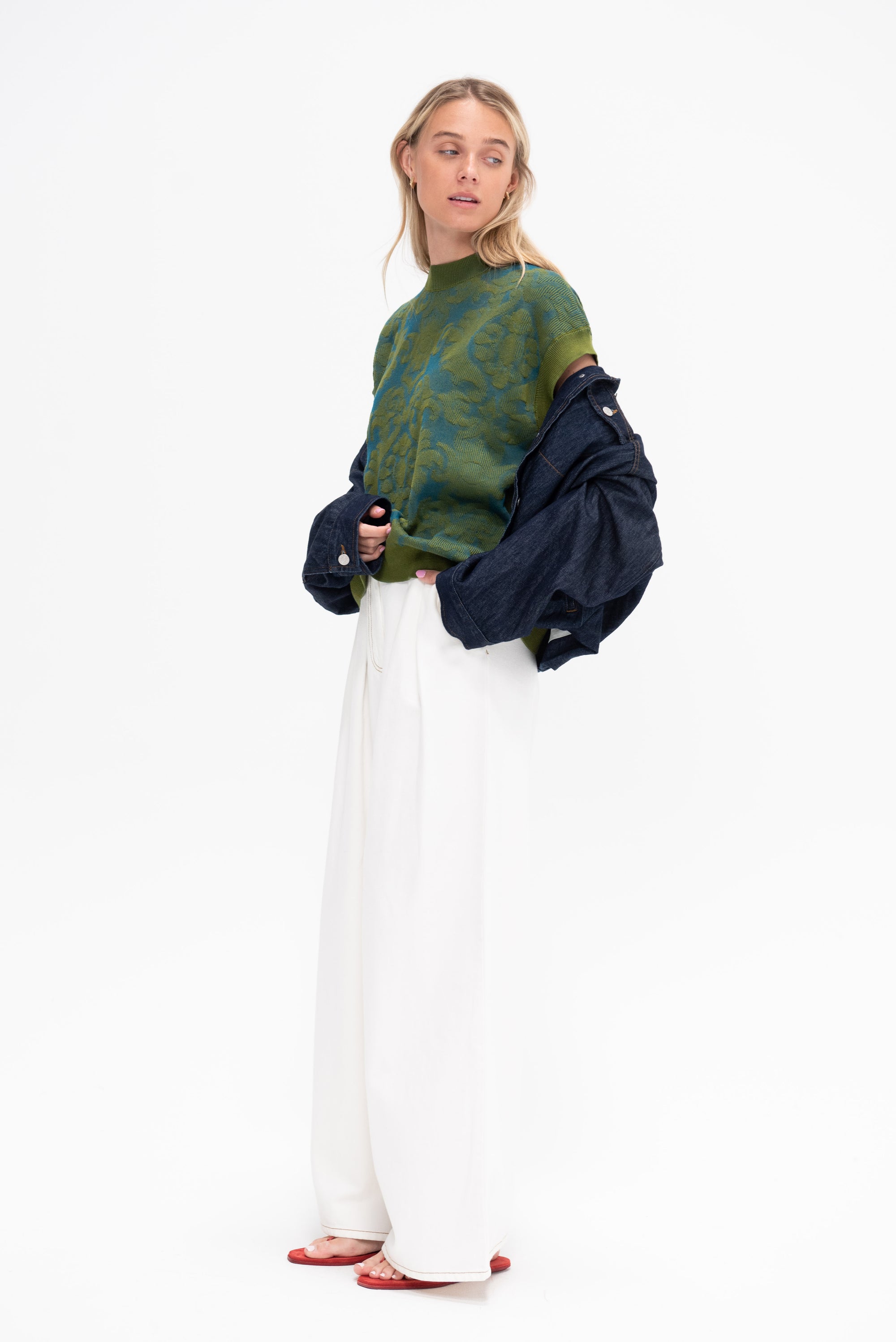 Sweater Vest, Olive