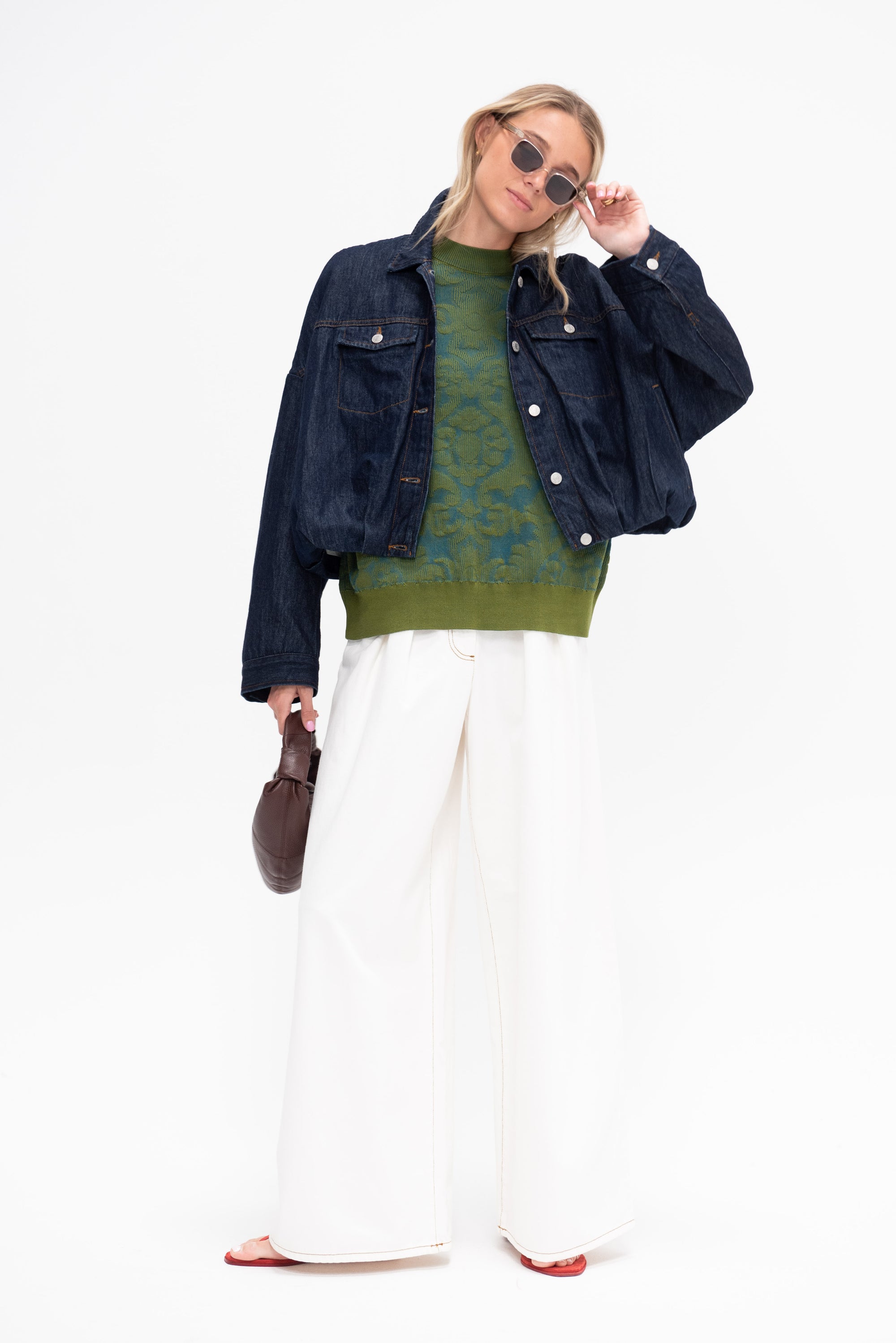 Sweater Vest, Olive