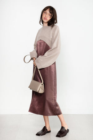 DUNE - Cropped Raglan Sweater, Moon Dust