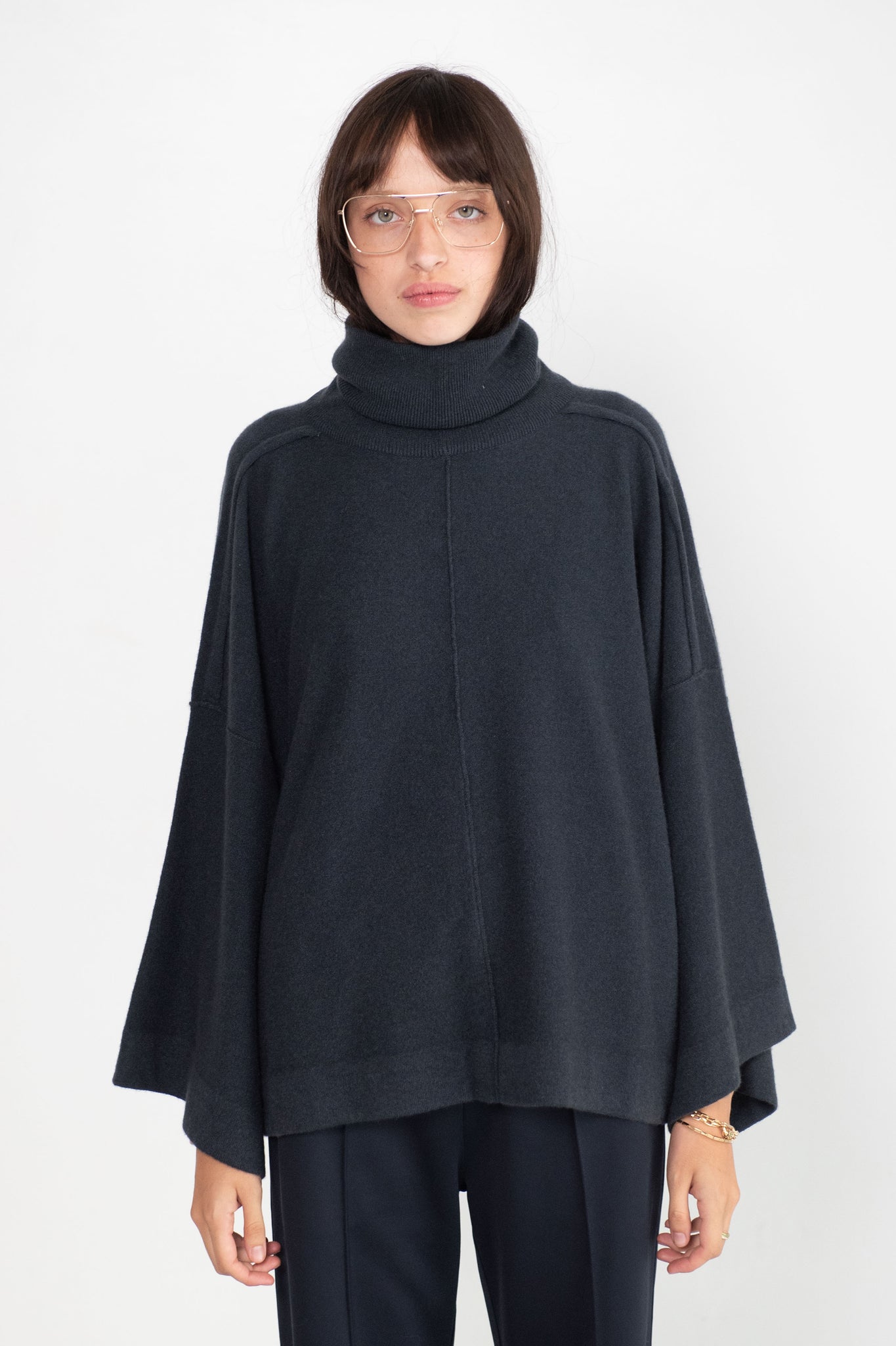 DUNE - High-Neck Kimono Sweater, Kara