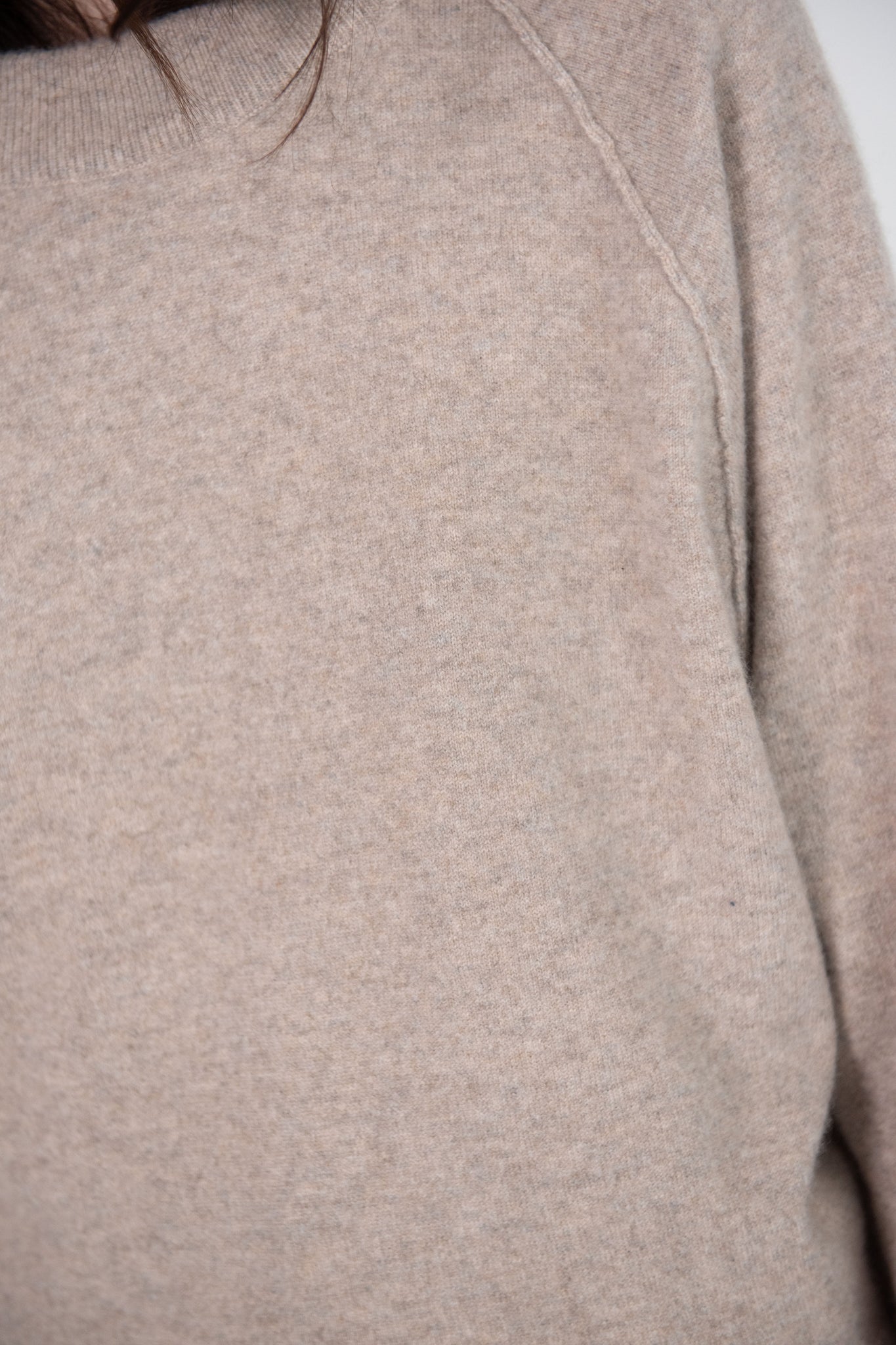 DUNE - Crew Neck Raglan Sweater, Moon Dust