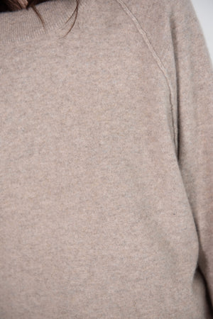 DUNE - Crew Neck Raglan Sweater, Moon Dust