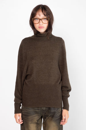 DUNE - Roll-Neck Fluffy Batwing Sweater, Assam
