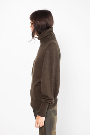 DUNE - Roll-Neck Fluffy Batwing Sweater, Assam