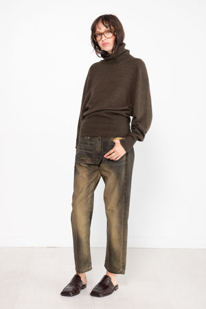 DUNE - Roll-Neck Fluffy Batwing Sweater, Assam