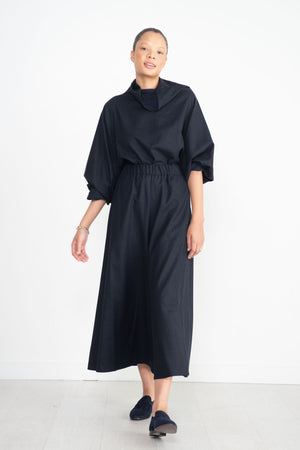Dušan - Batwinged Oversized Shirt, Navy