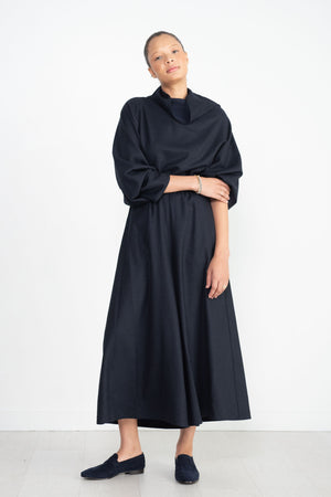 Dušan - Batwinged Oversized Shirt, Navy