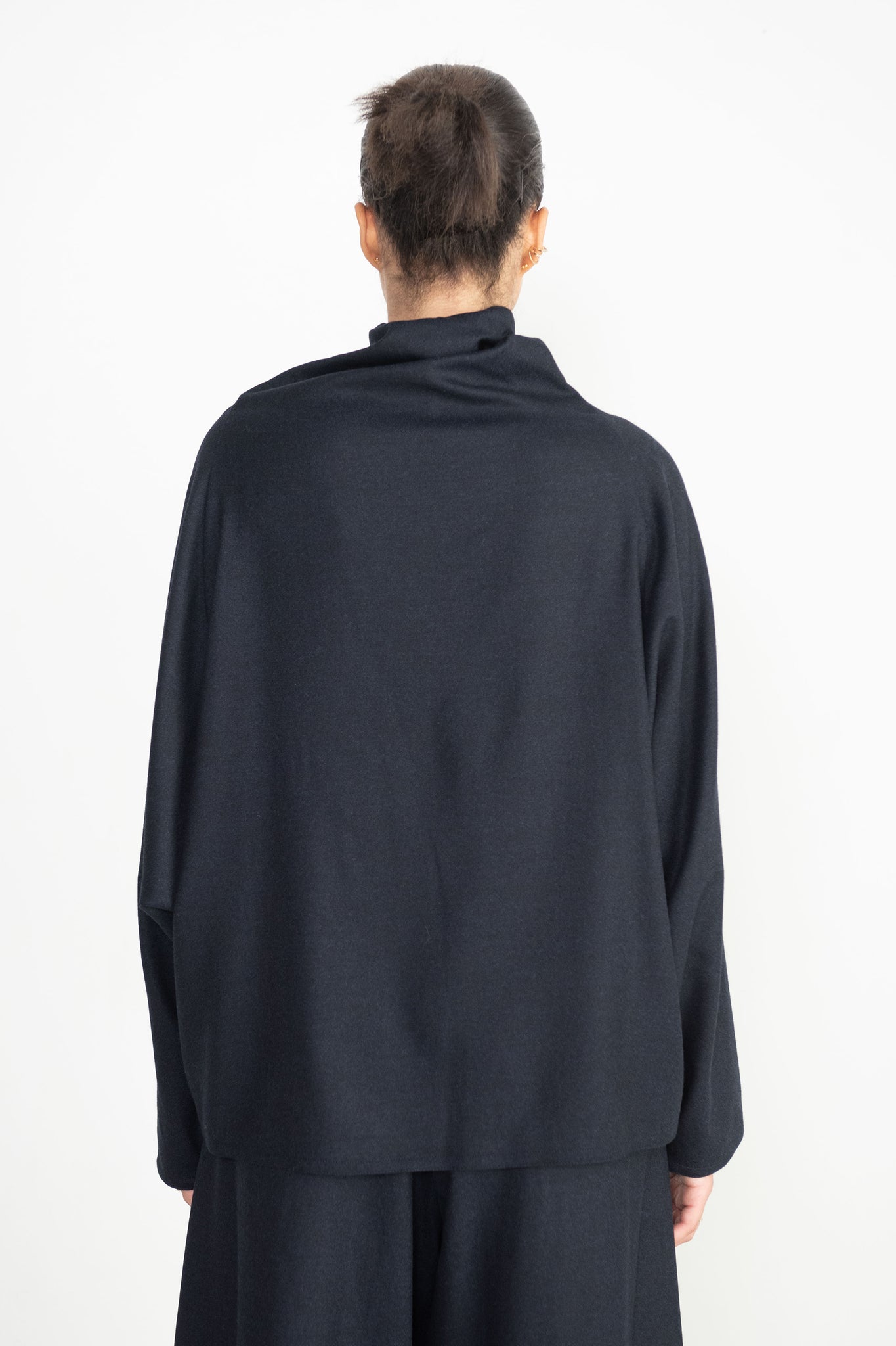 Dušan - Batwinged Oversized Shirt, Navy