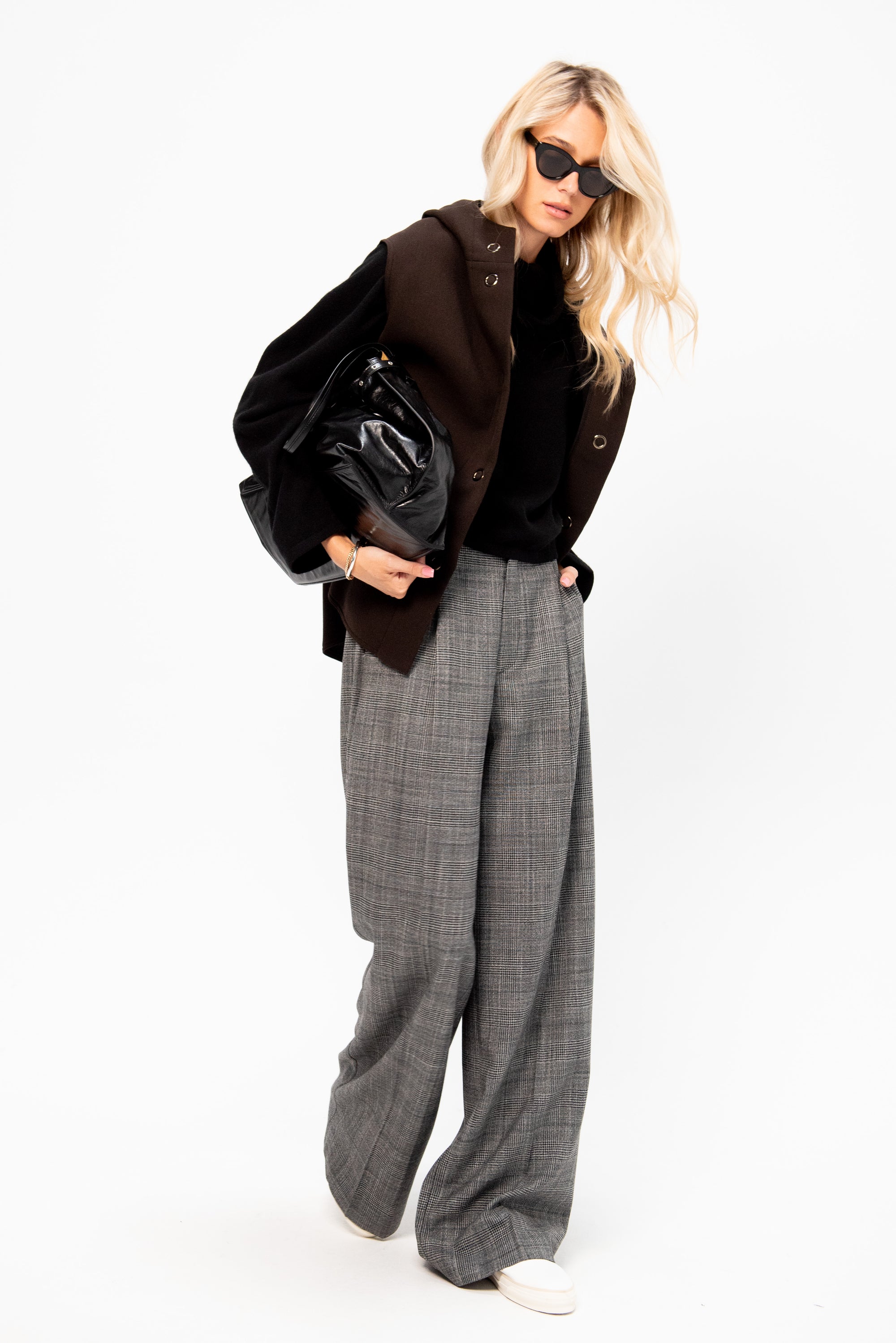 Batwing Turtleneck Knit Sweater