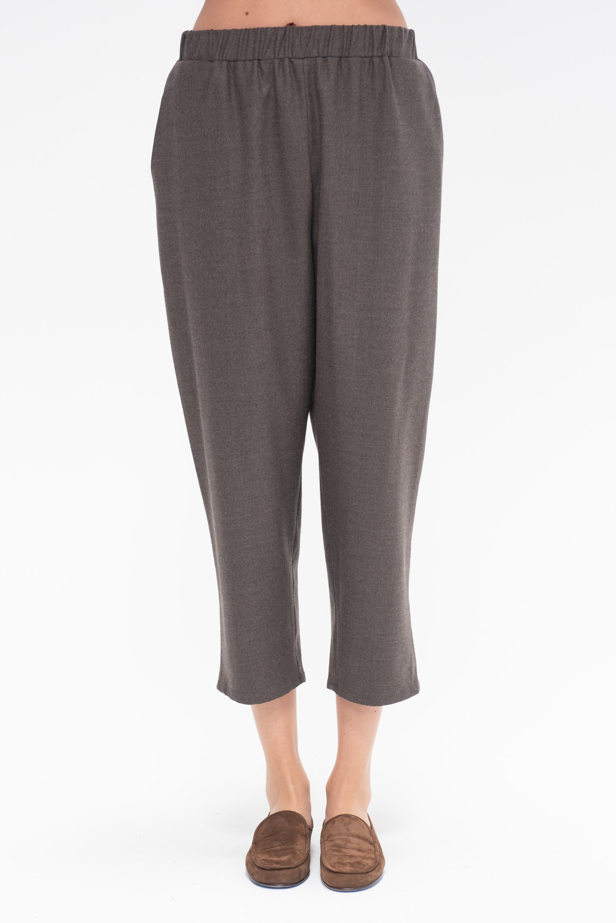 DUŠAN - Carrot Pants, Tortora