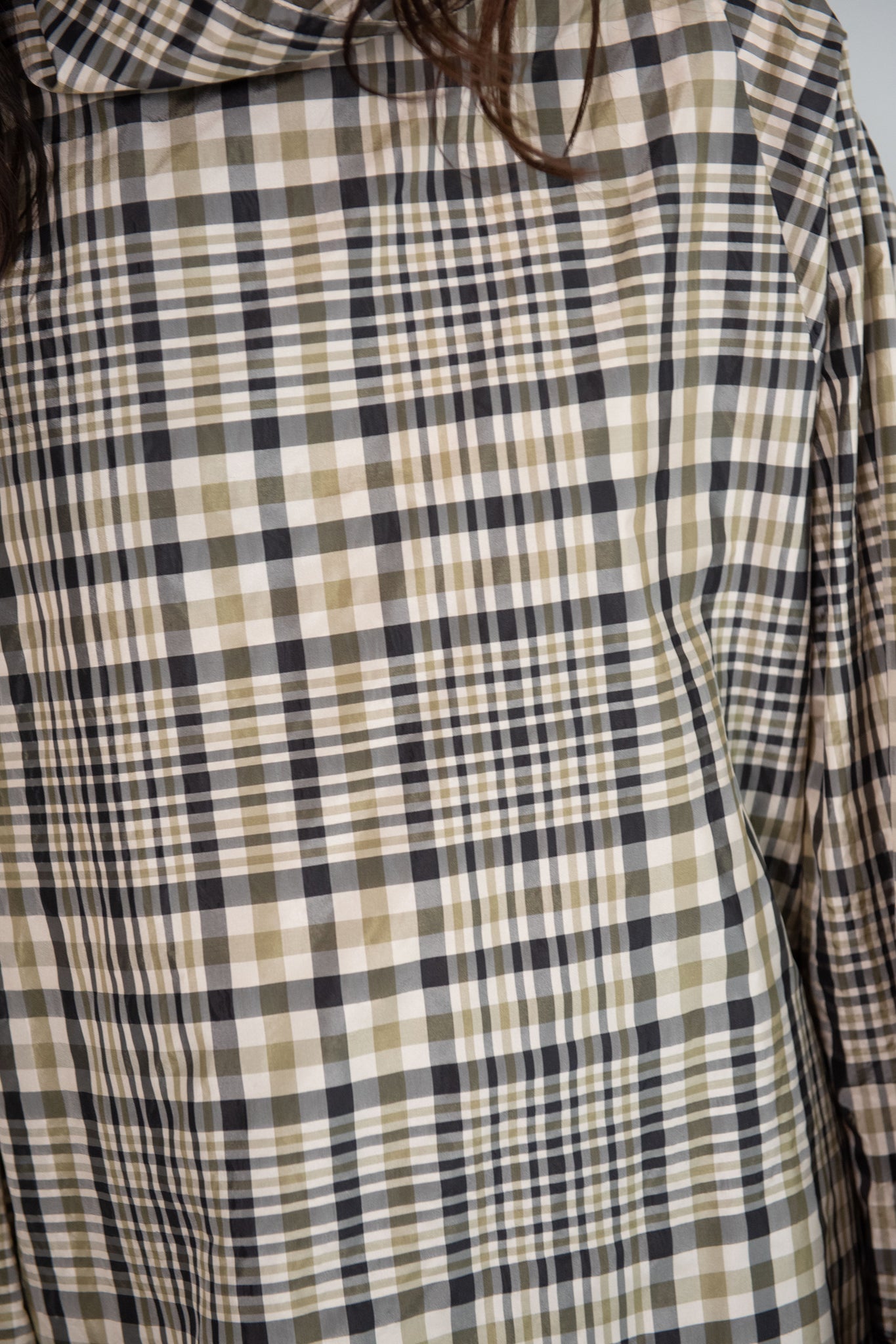 Dušan - Batwinged Oversized Shirt, Check