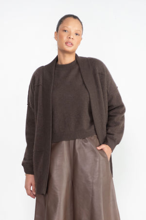 Dušan - Cardigan Patchwork, Castoro
