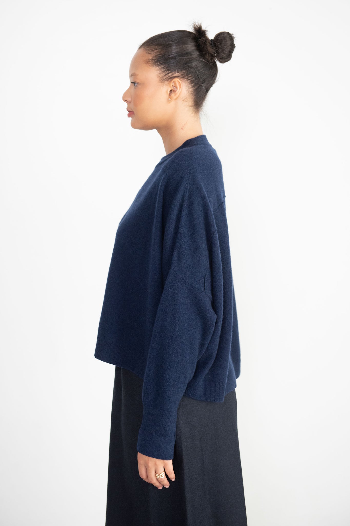 Dušan - Chunky Sweater, Navy