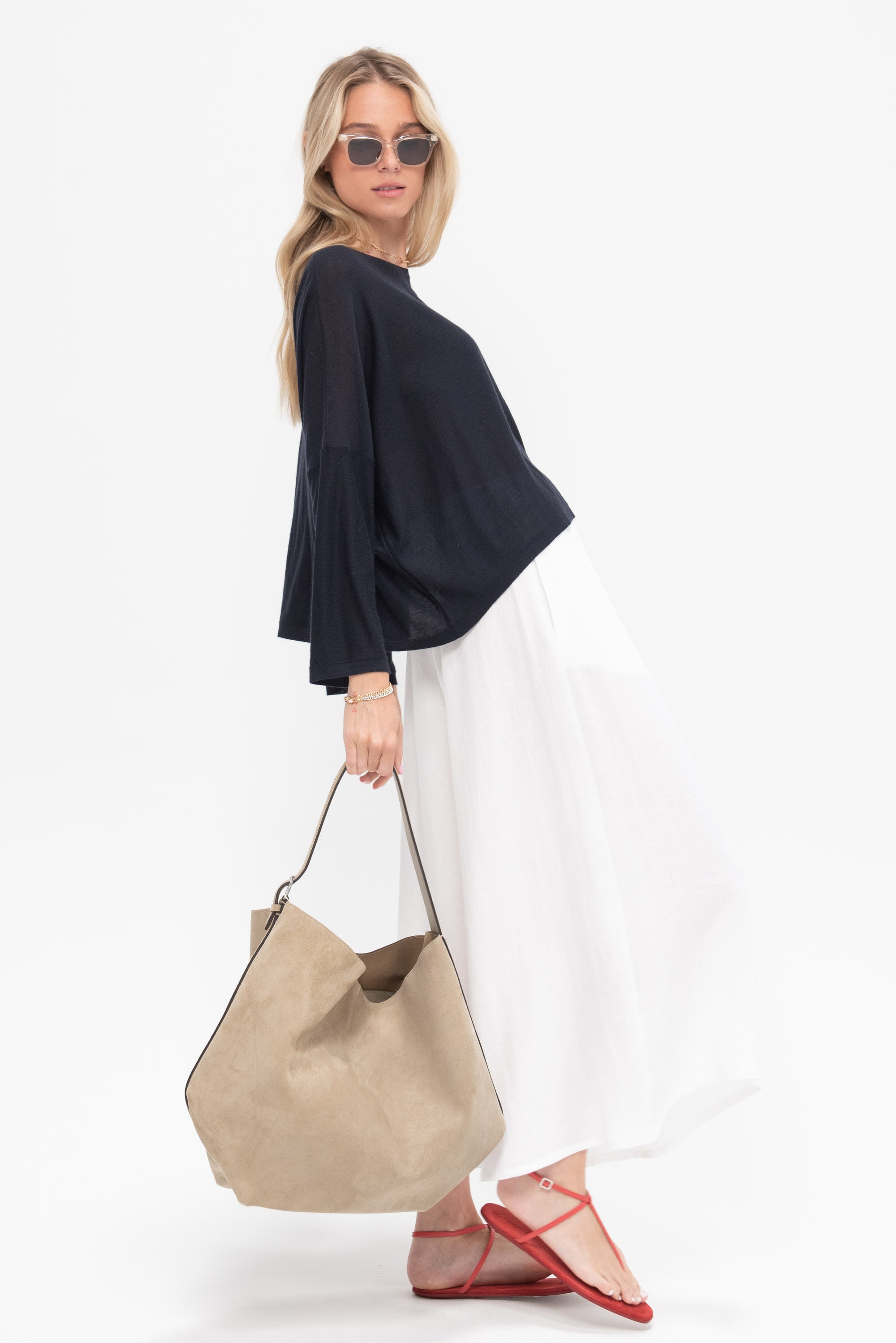 Cropped Shirt, Midnight