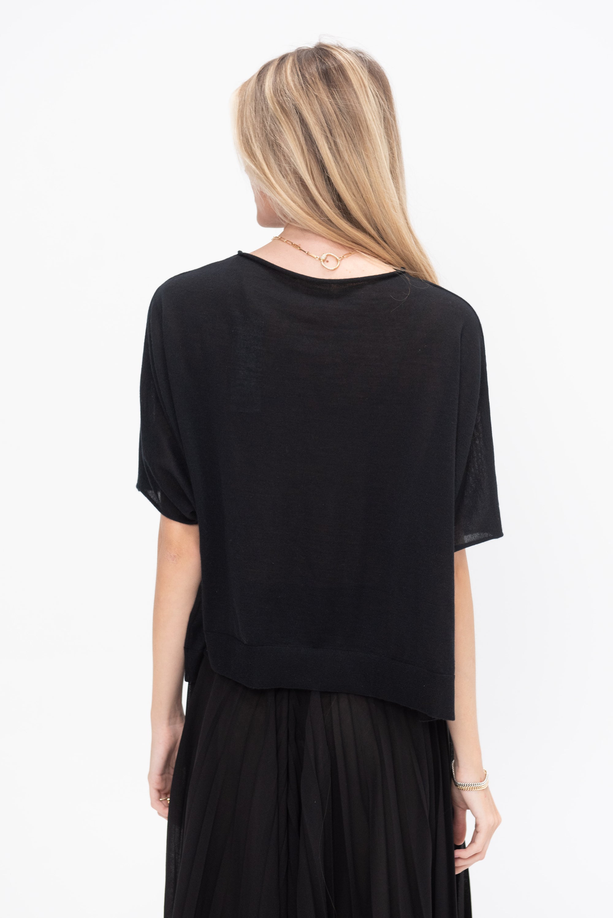 Easy T-shirt Knitwear, Black