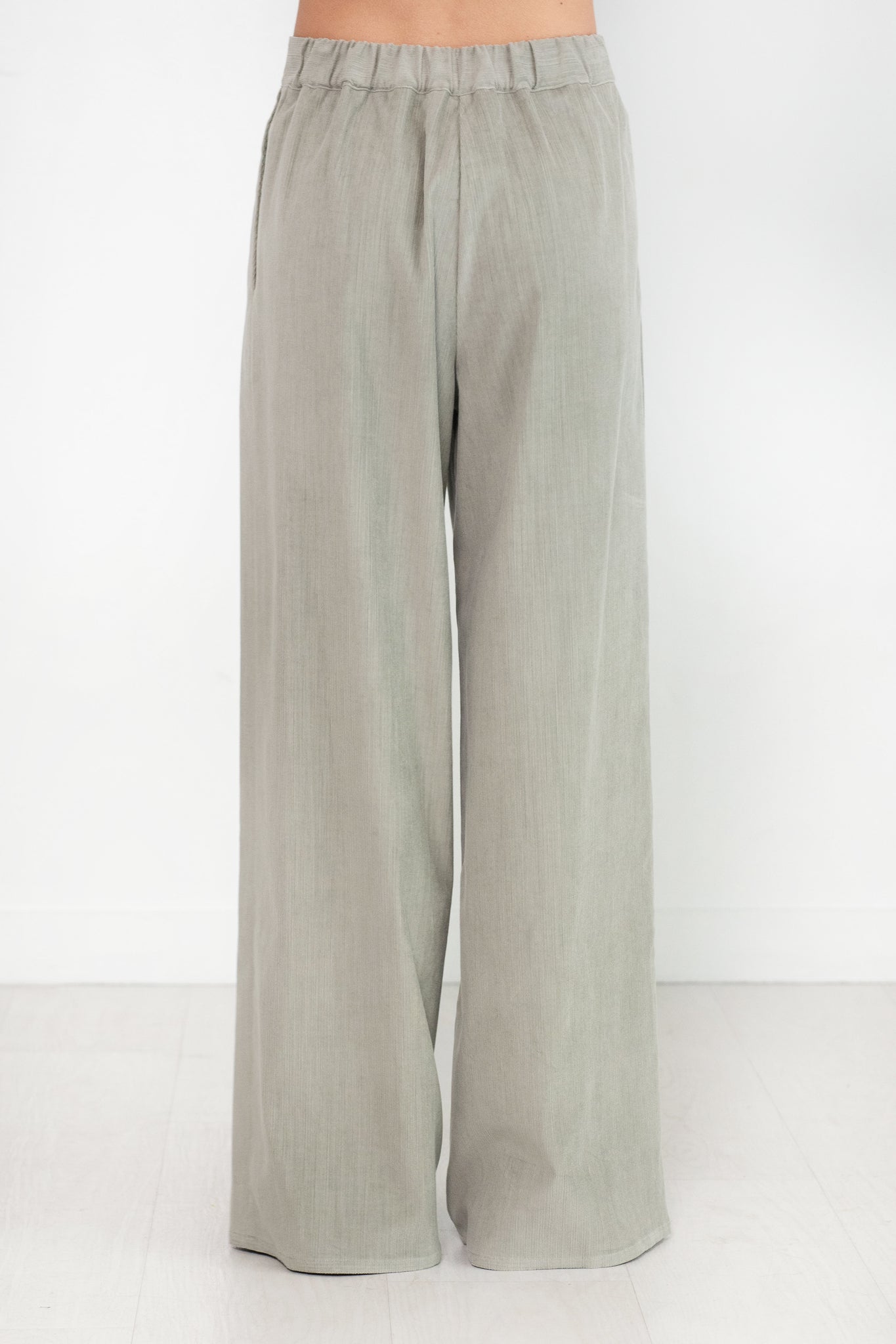 Dušan - Full Pants Corduroy, Silver