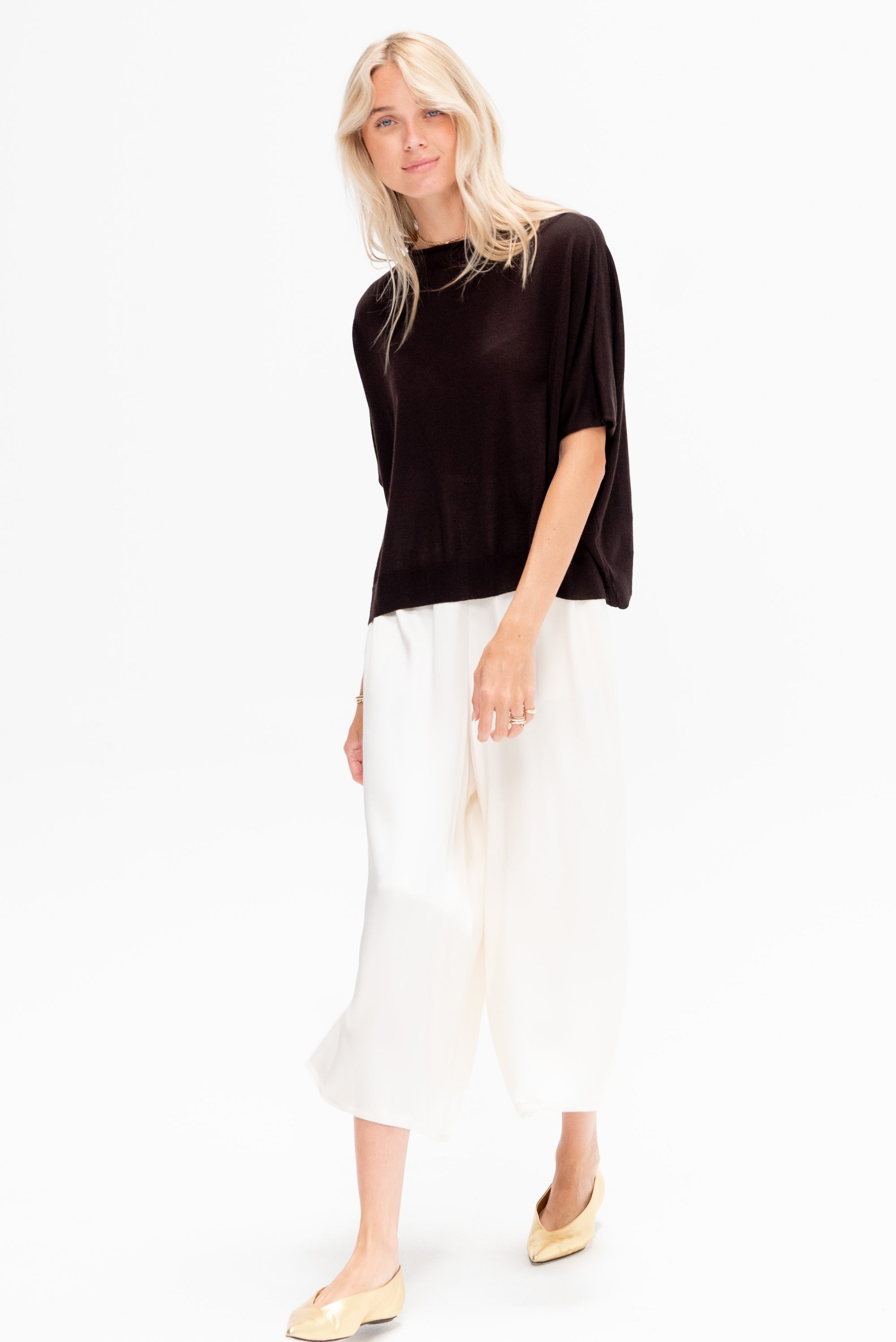 Gaucho Pants, White