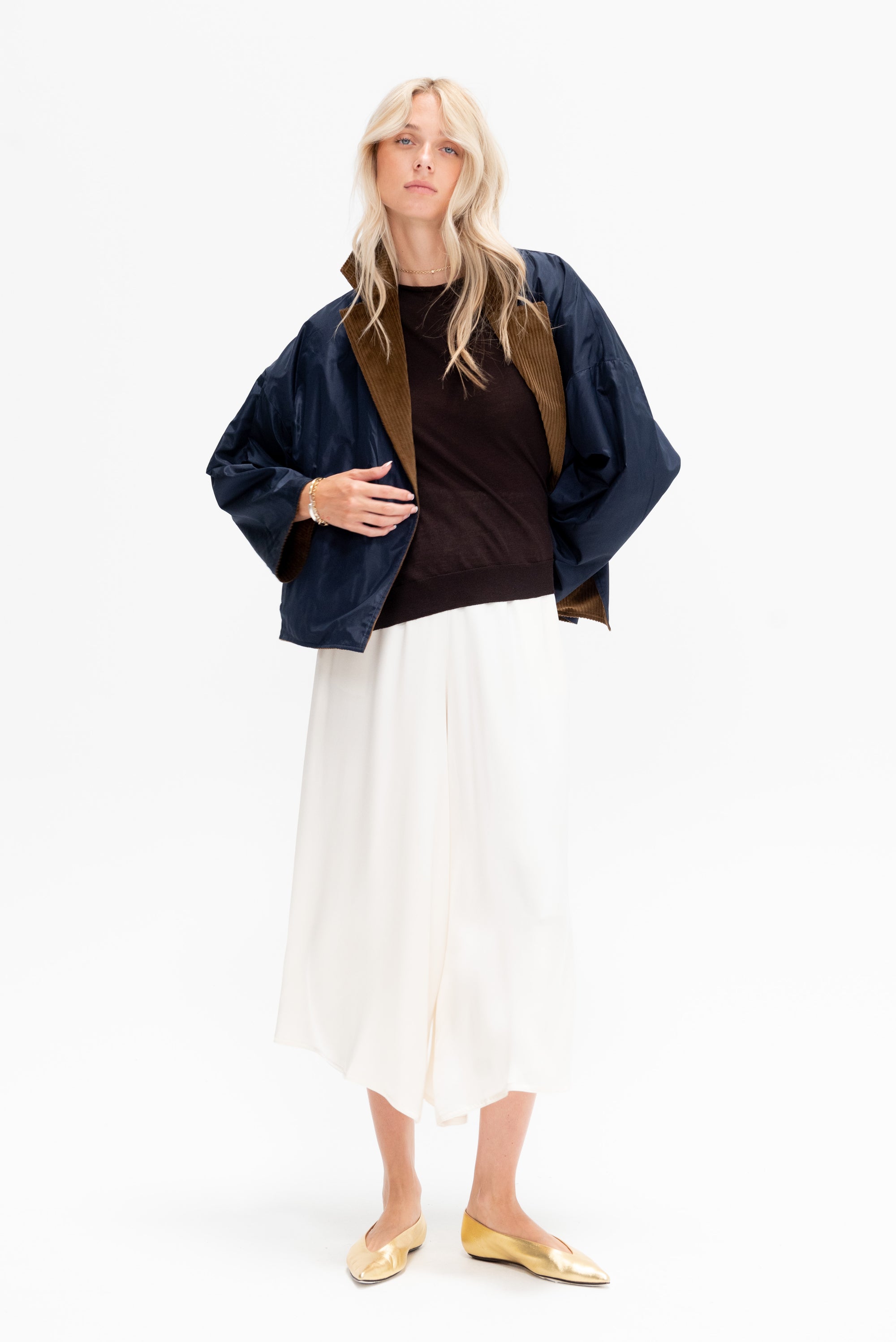 Gaucho Pants, White