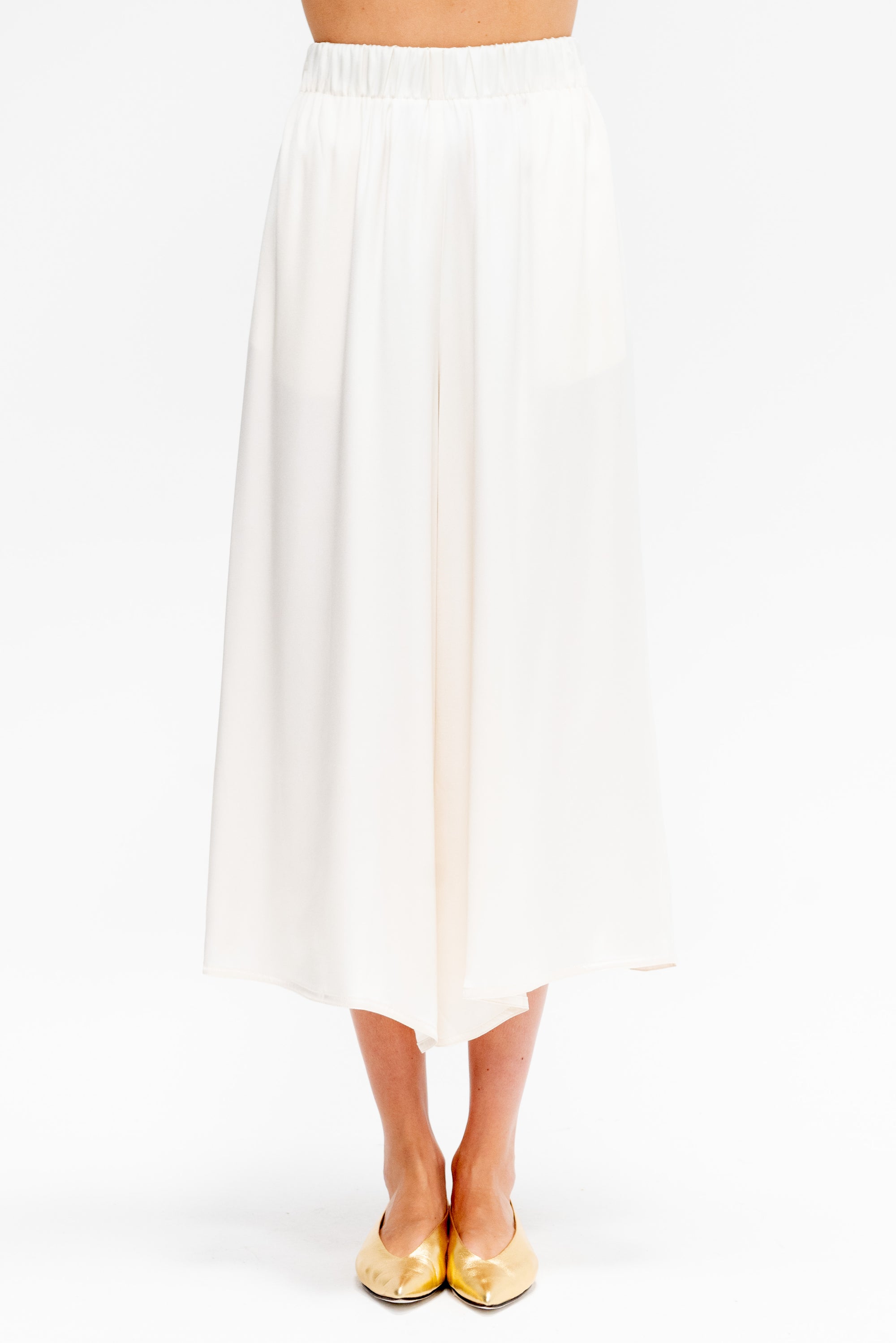 Gaucho Pants, White