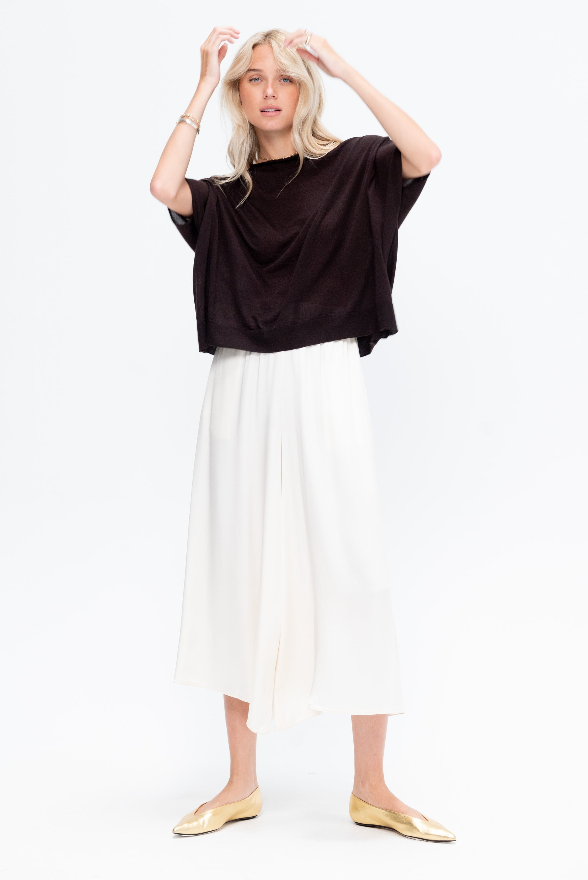 Gaucho Pants, White