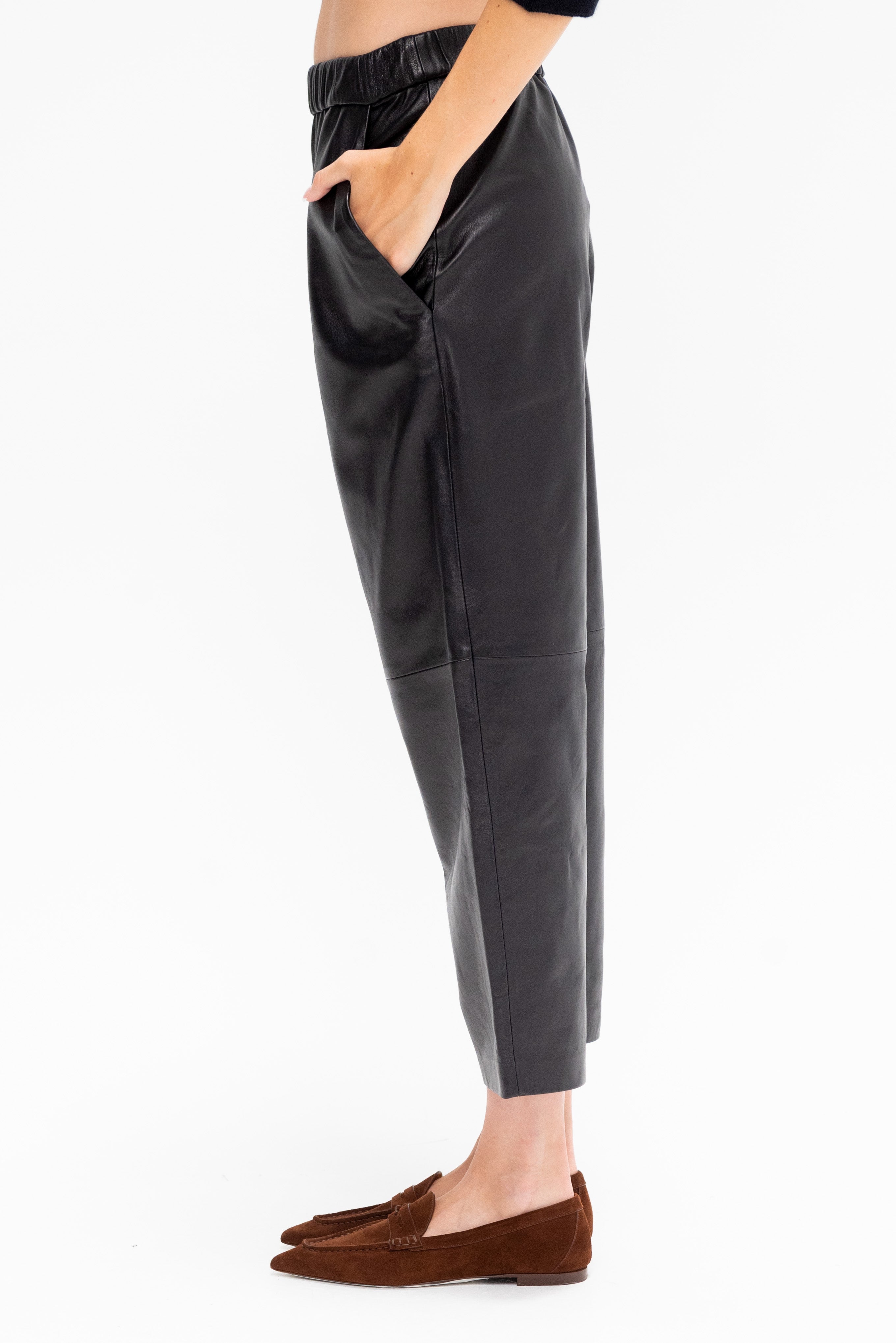パンツ Philosophy 'Carrot' pants Leather Carrot Pants – La Garçonne