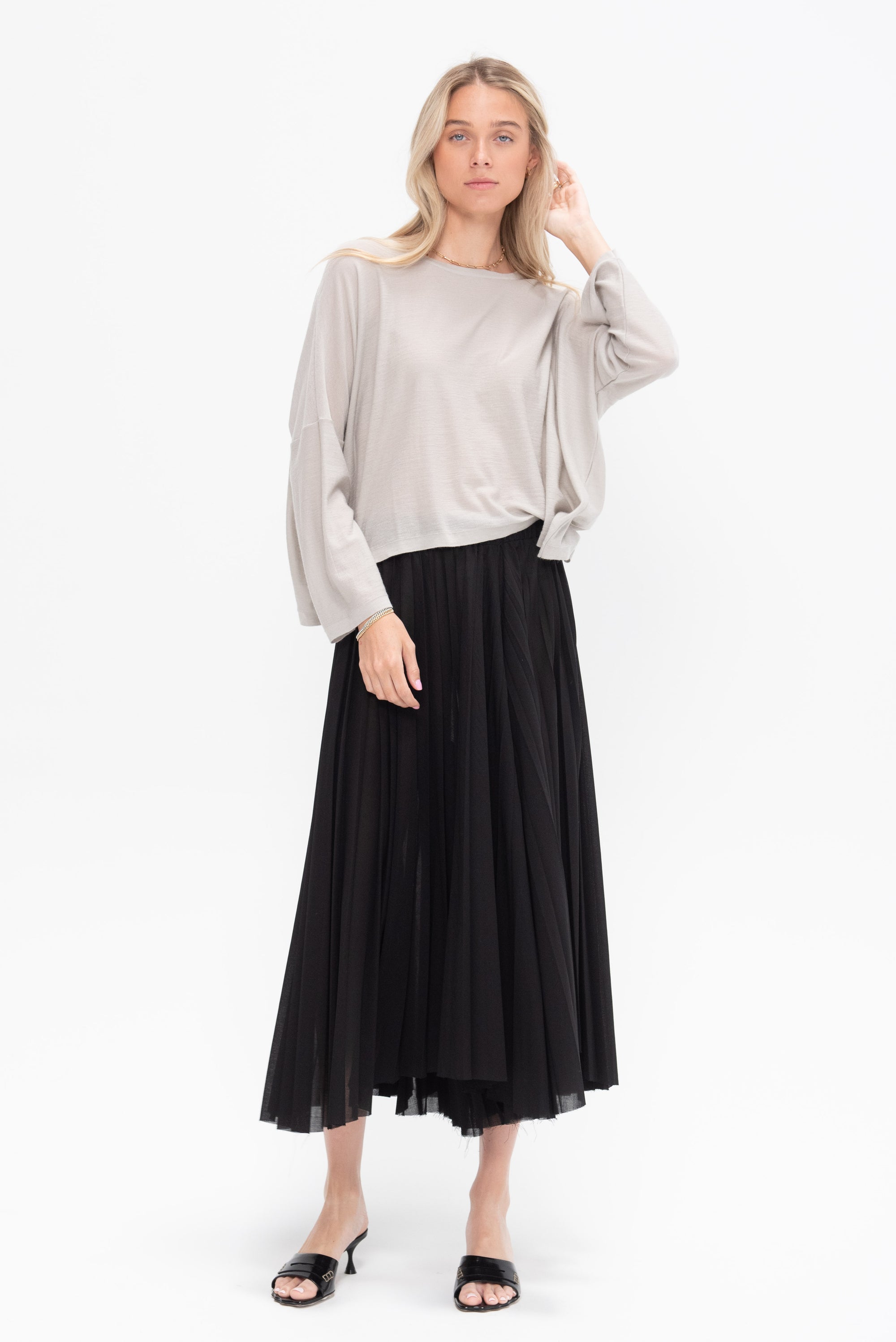 Pleated Pants