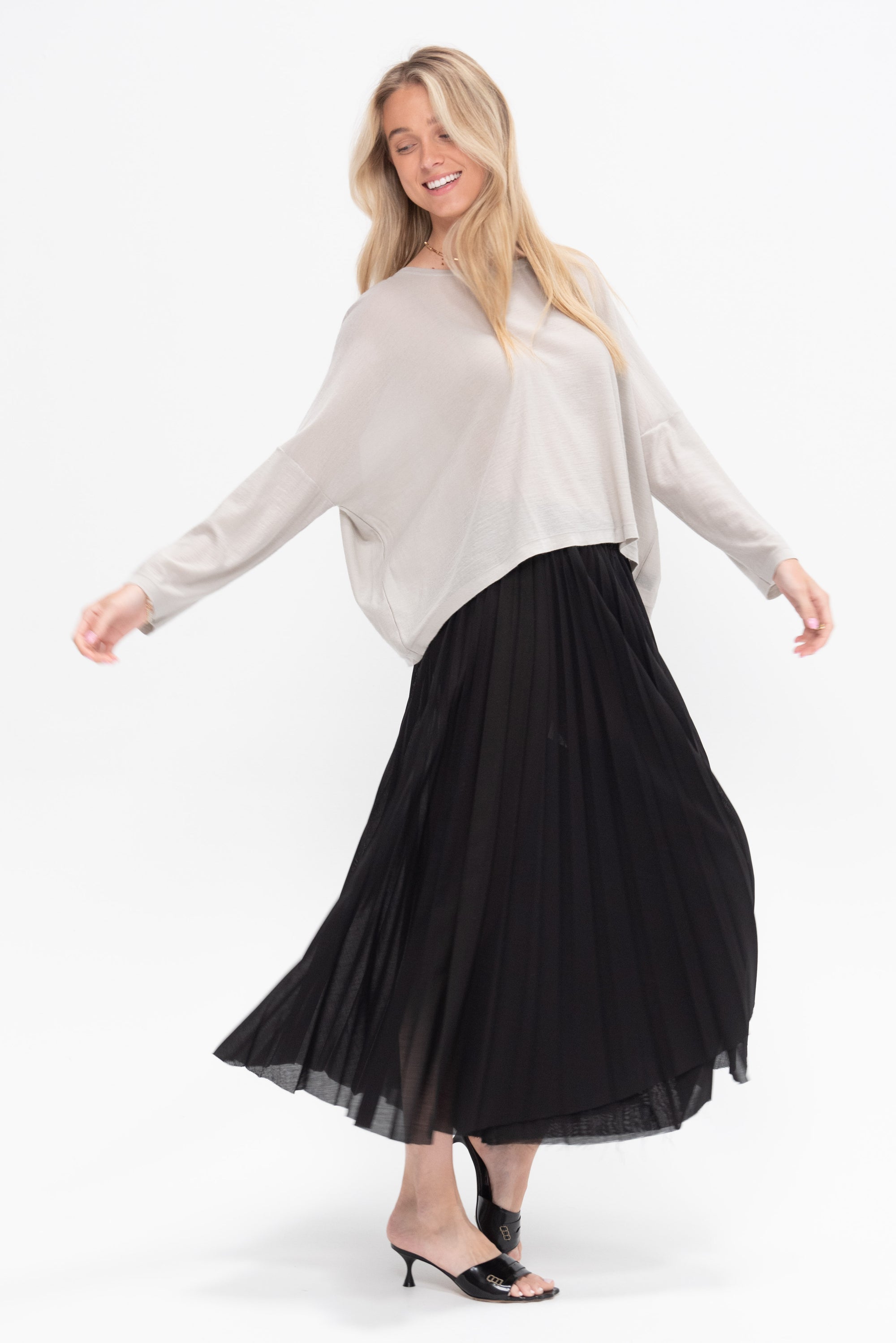 Pleated Pants