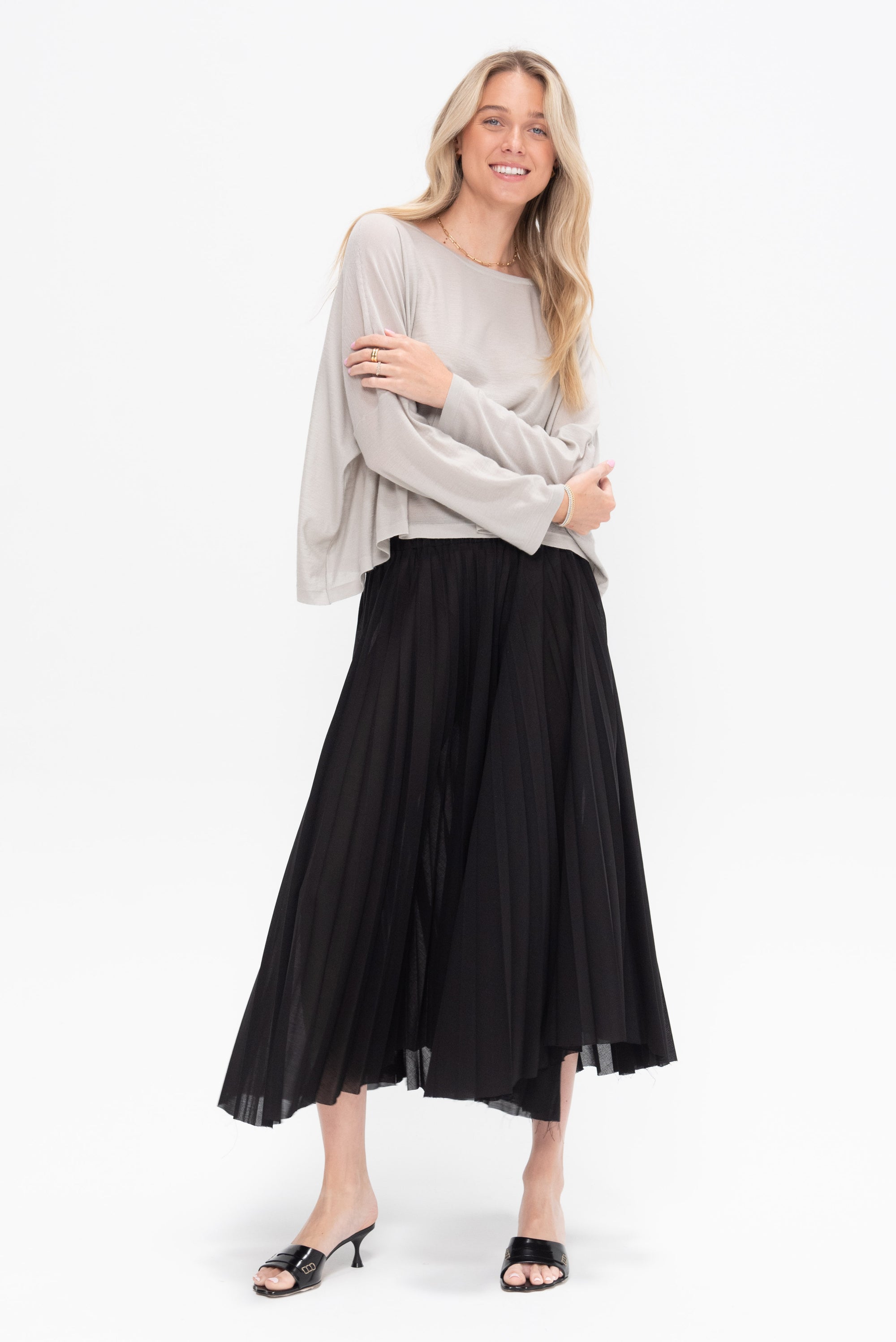 Pleated Pants
