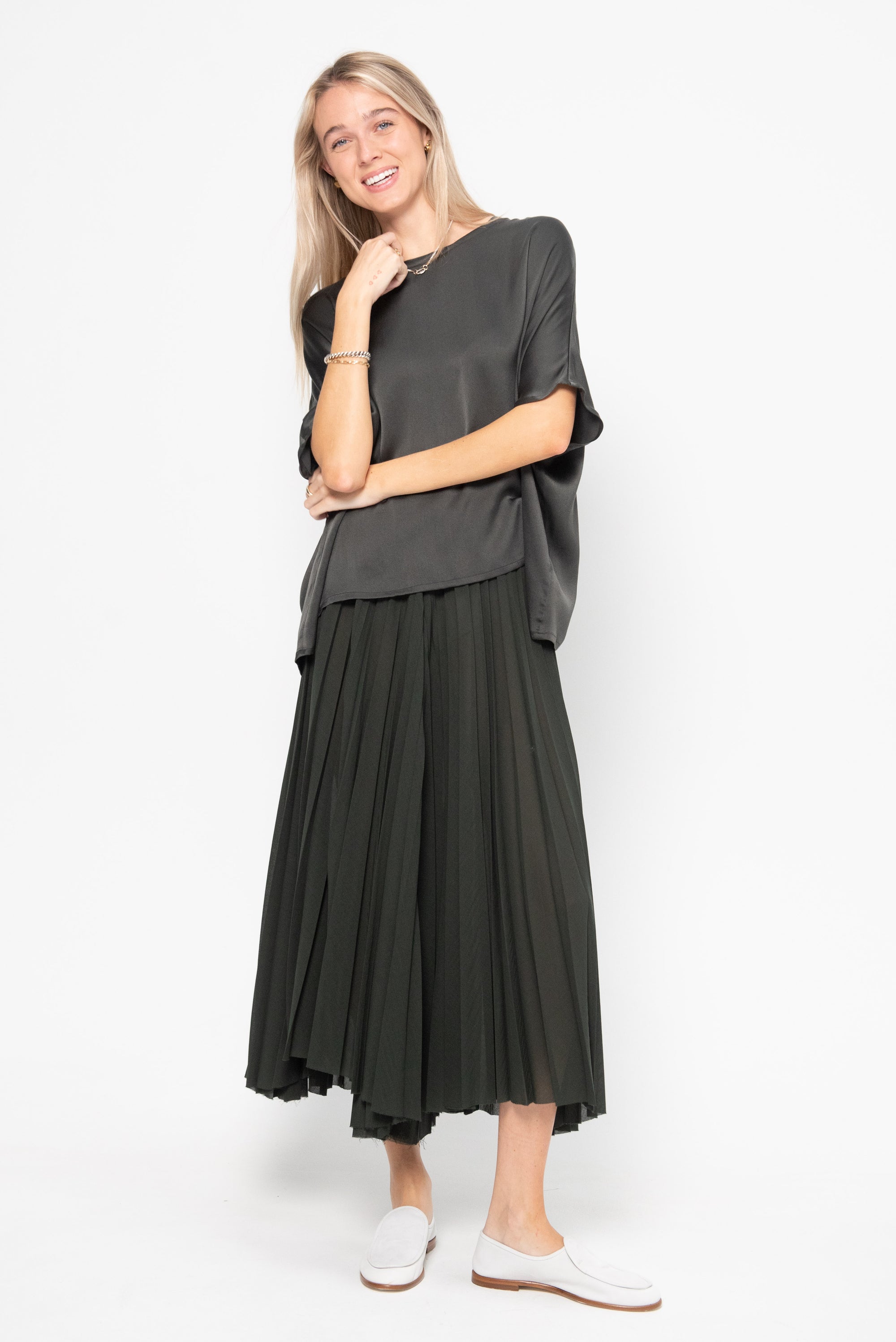 Pleated Pants
