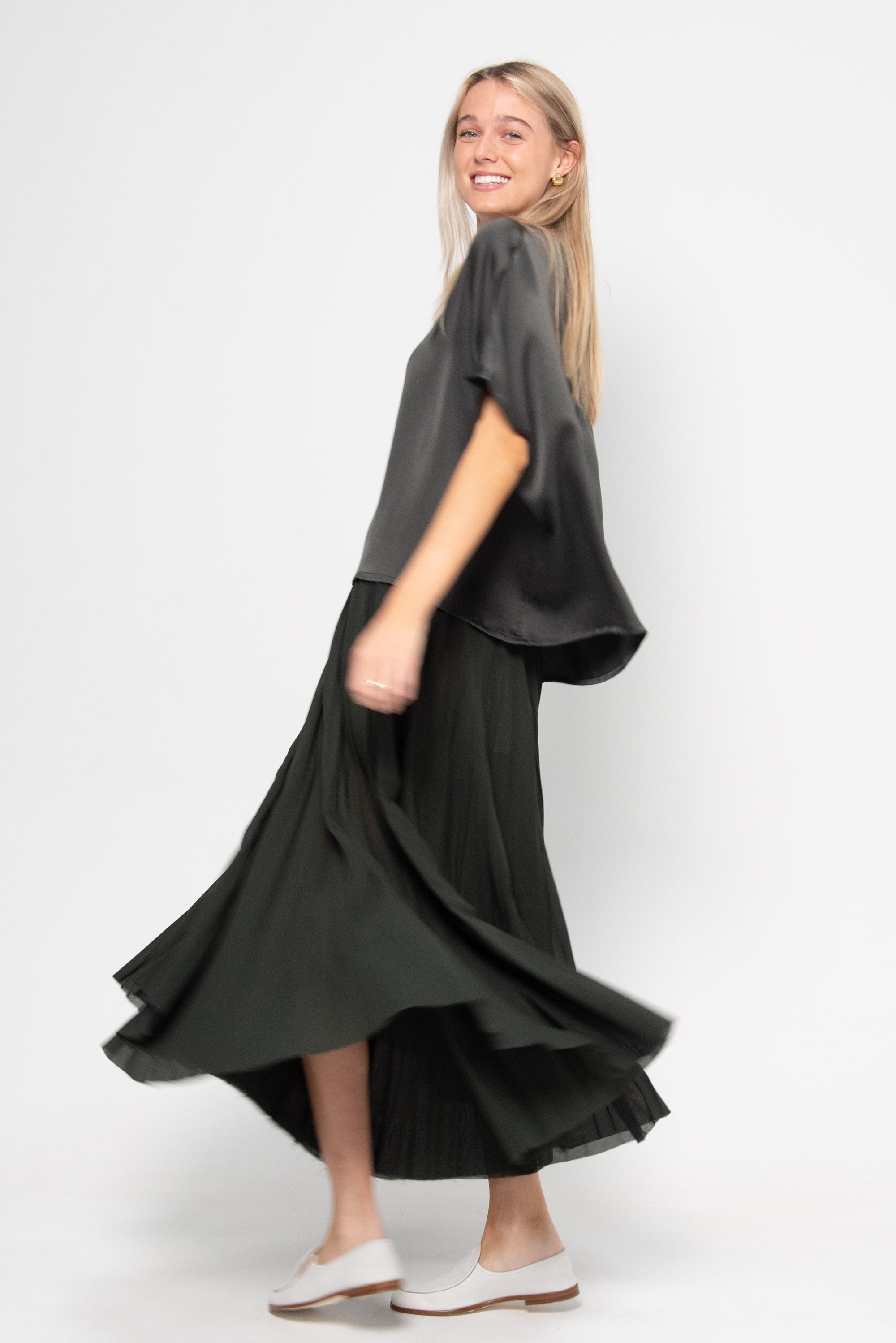Pleated Pants