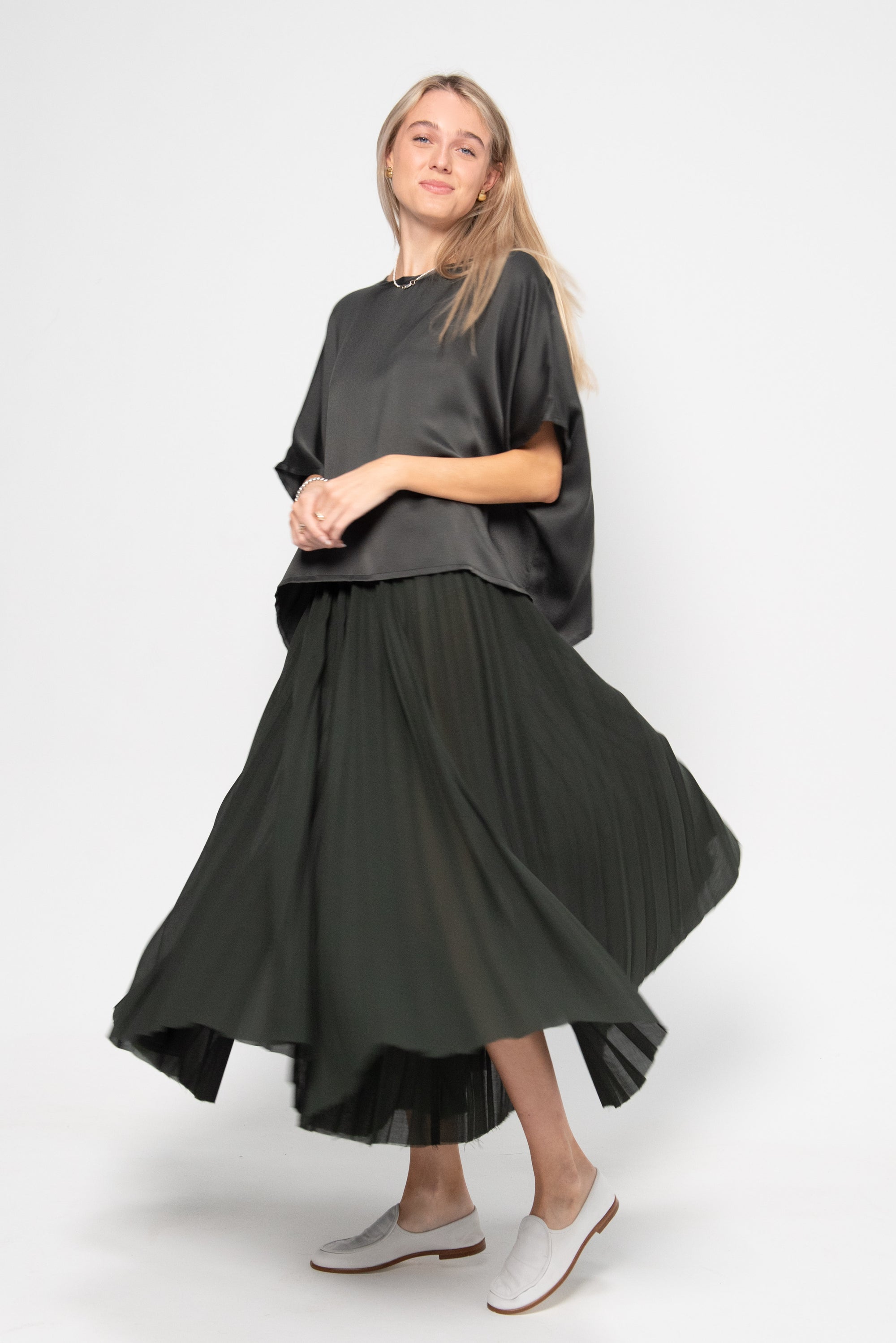 Pleated Pants