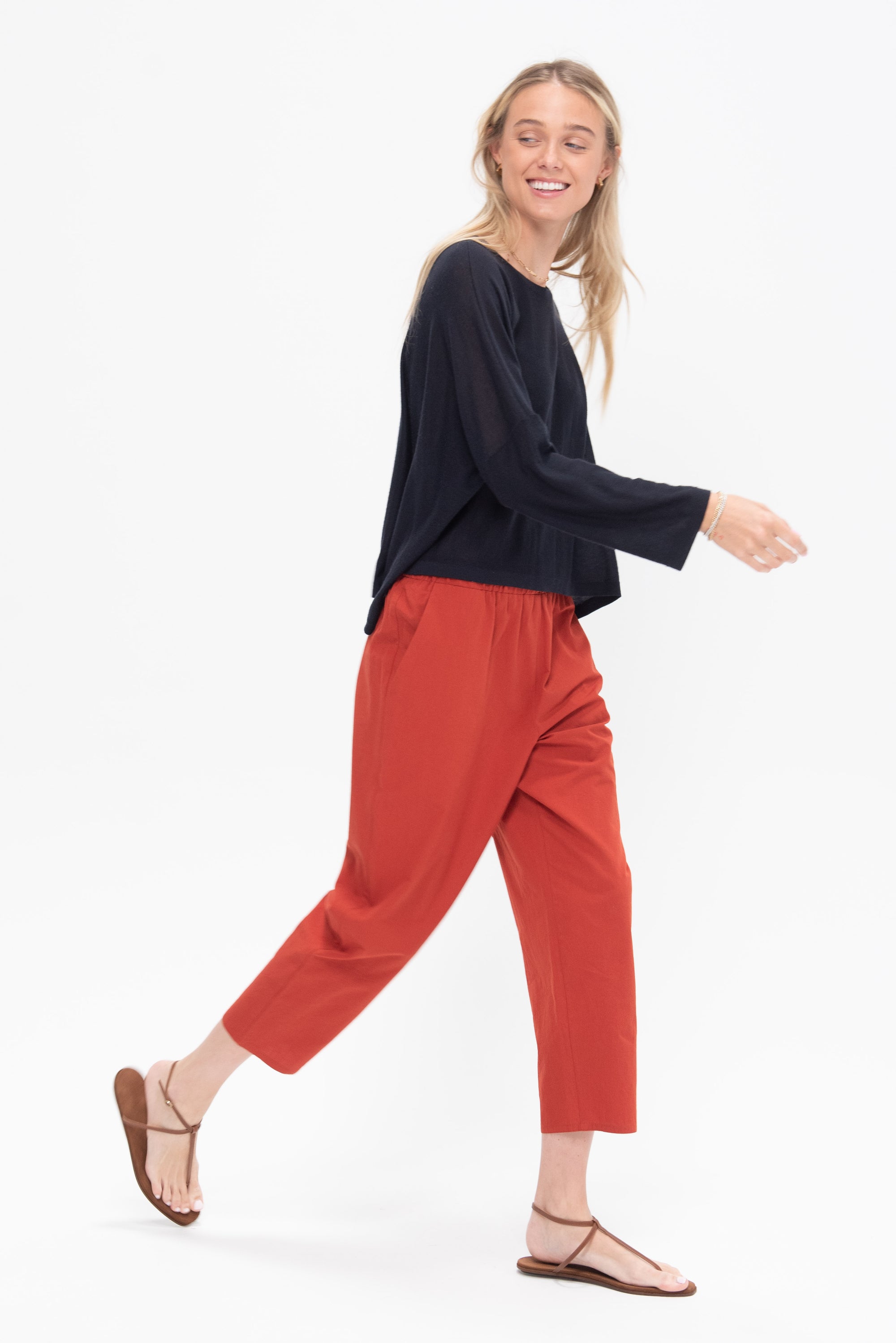 Carrot Pants, Terracotta