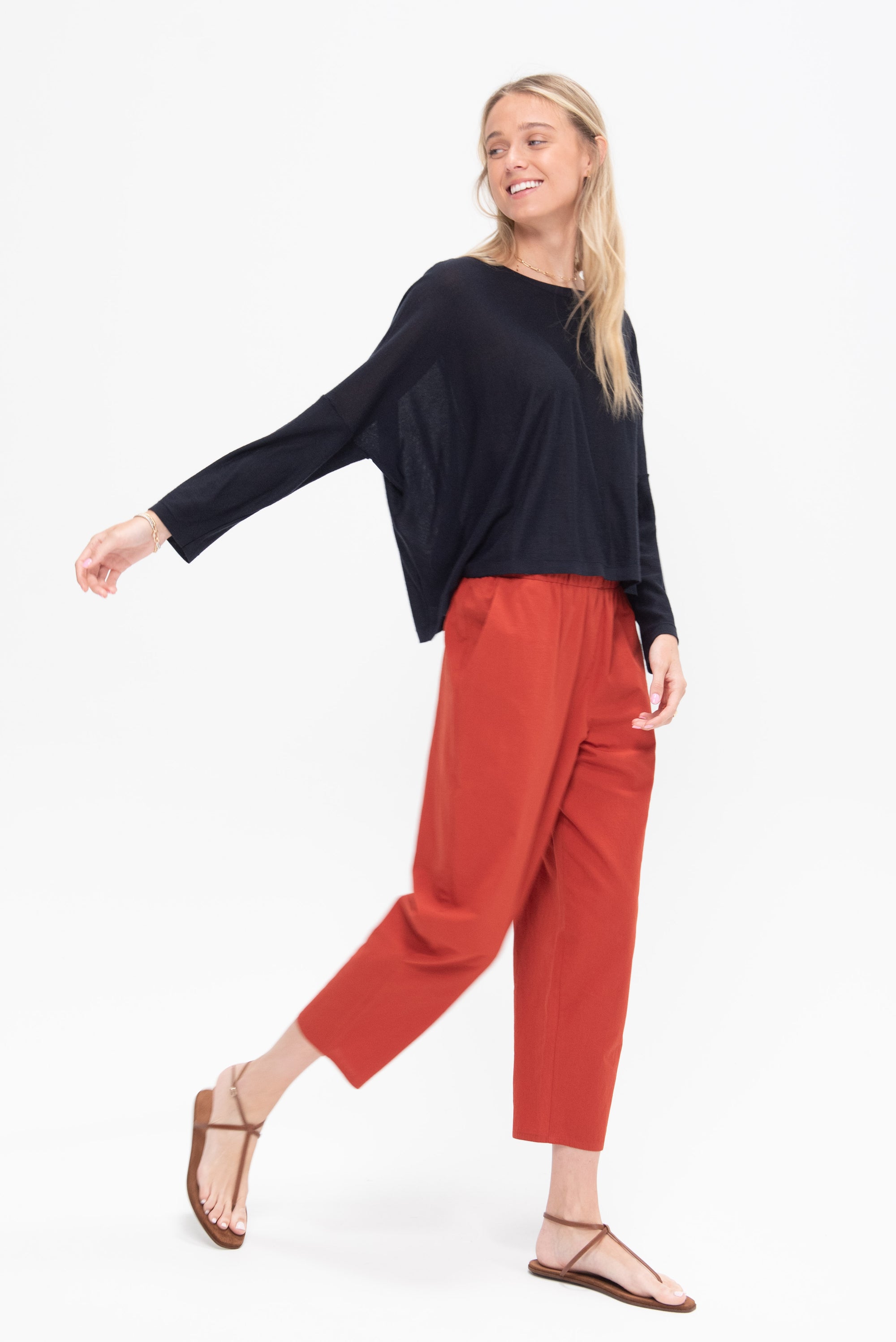 Carrot Pants, Terracotta