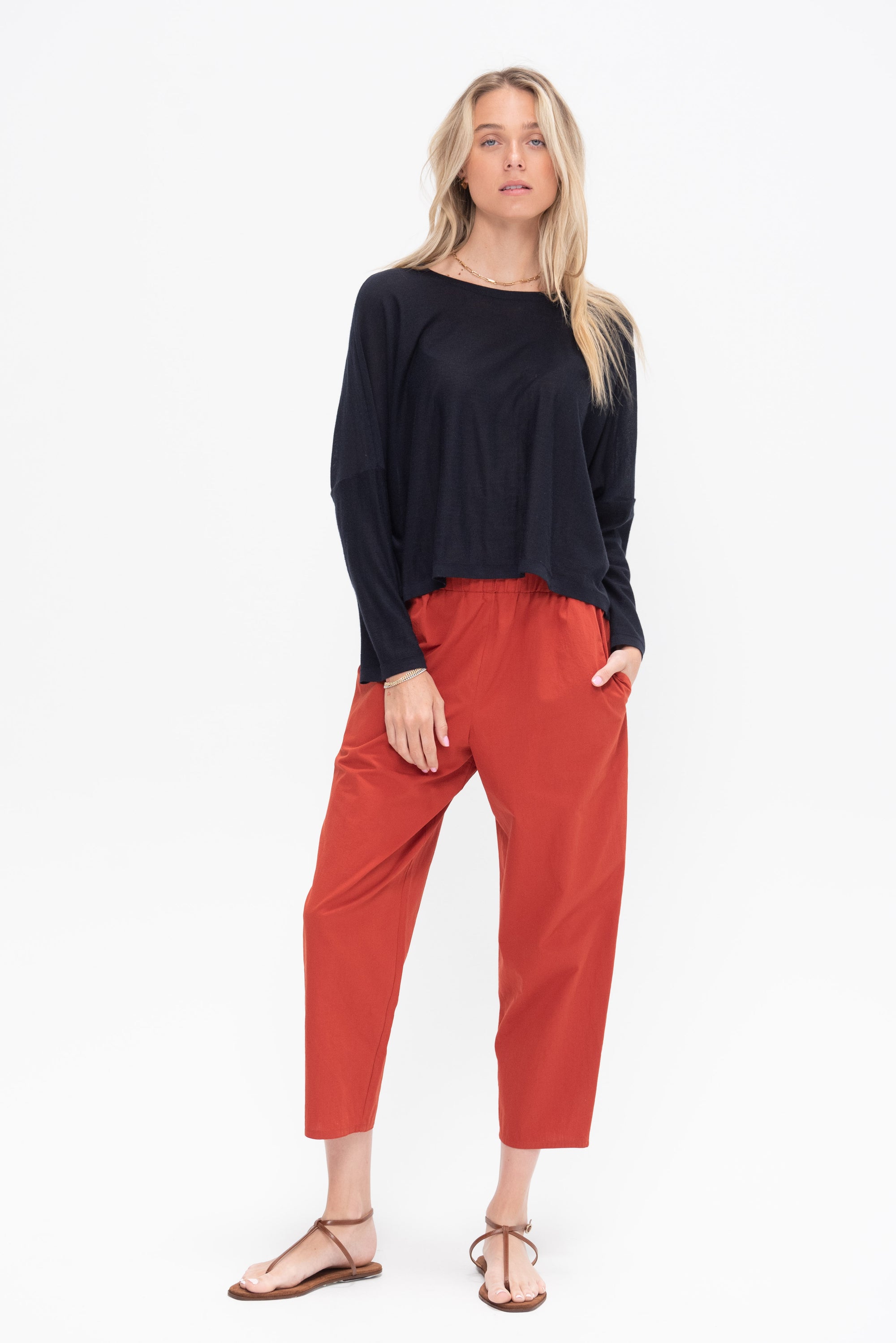 Carrot Pants, Terracotta