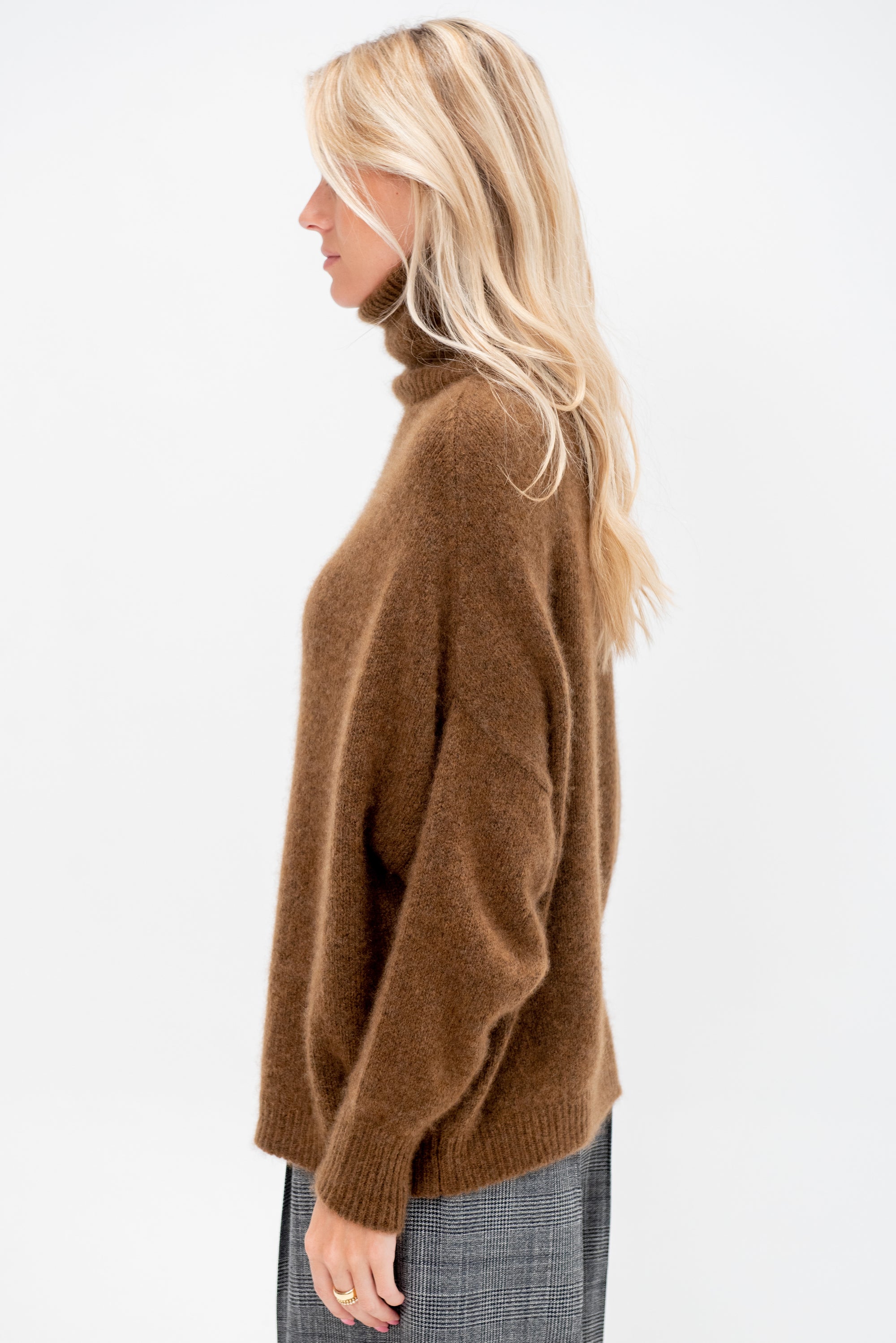 Turtleneck Kimono Sleeve Sweater, Palisndr