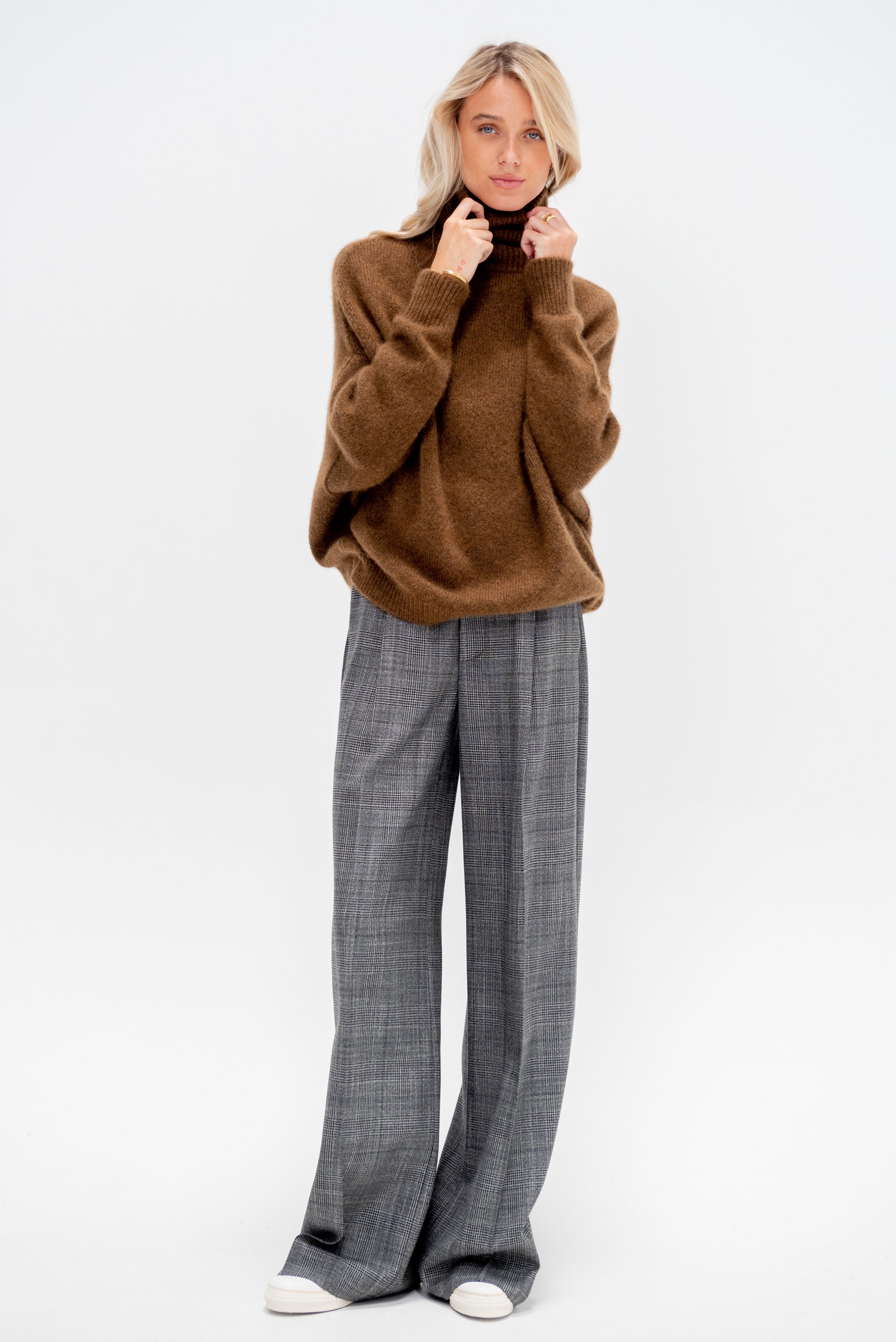 Turtleneck Kimono Sleeve Sweater, Palisndr